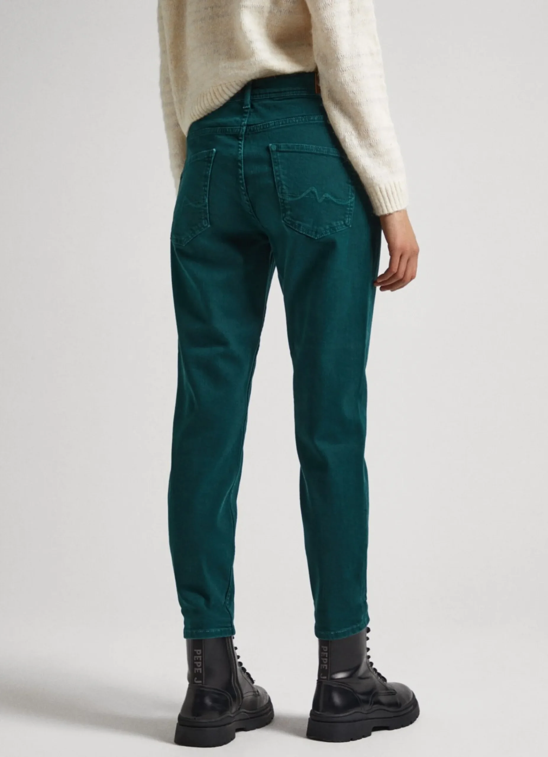 Mulher Pepe Jeans Calças>Calças Relaxed Fit 5 Bolsos