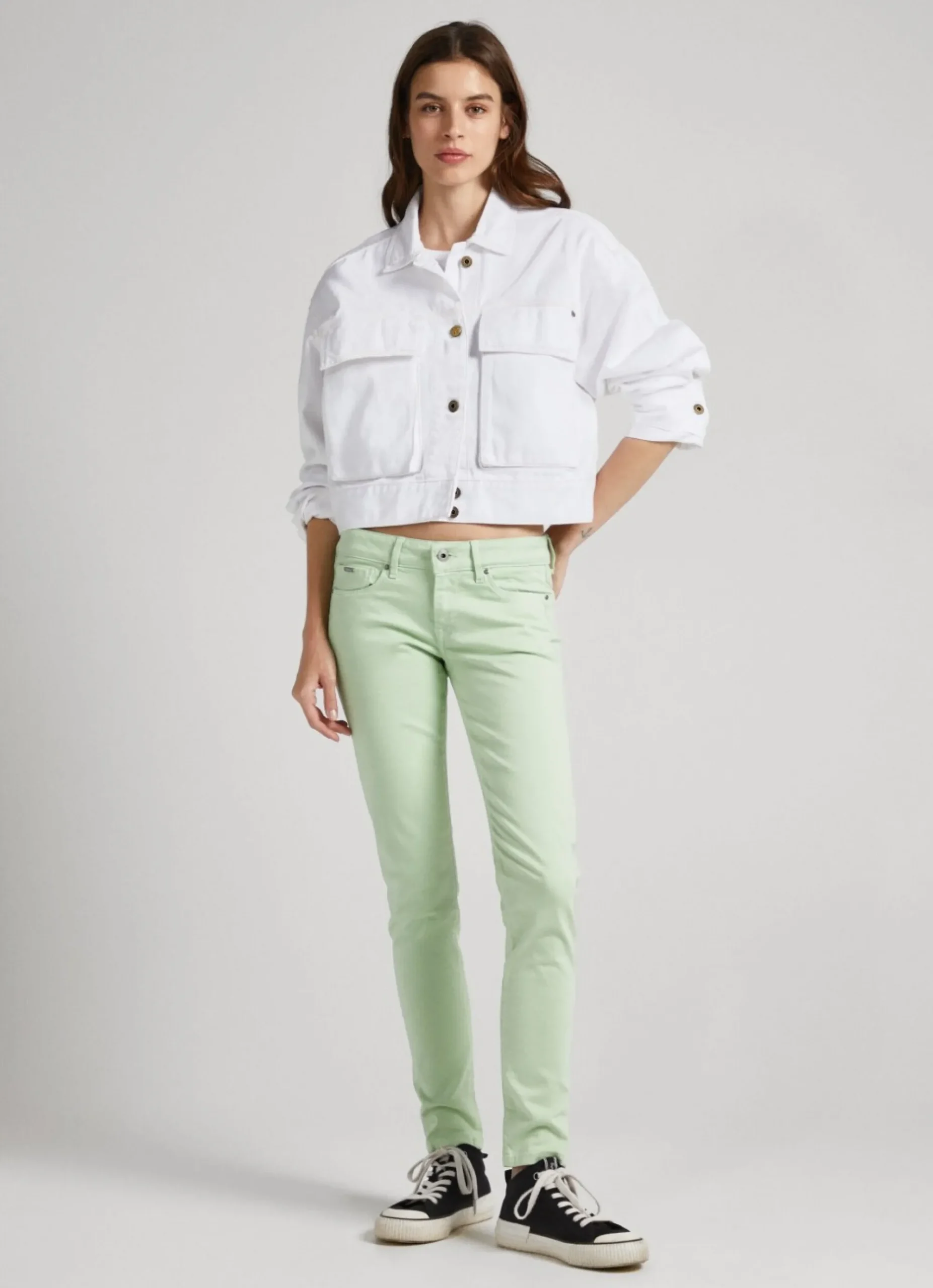 Mulher Pepe Jeans Calças>Calças Skinny Fit De 5 Bolsos
