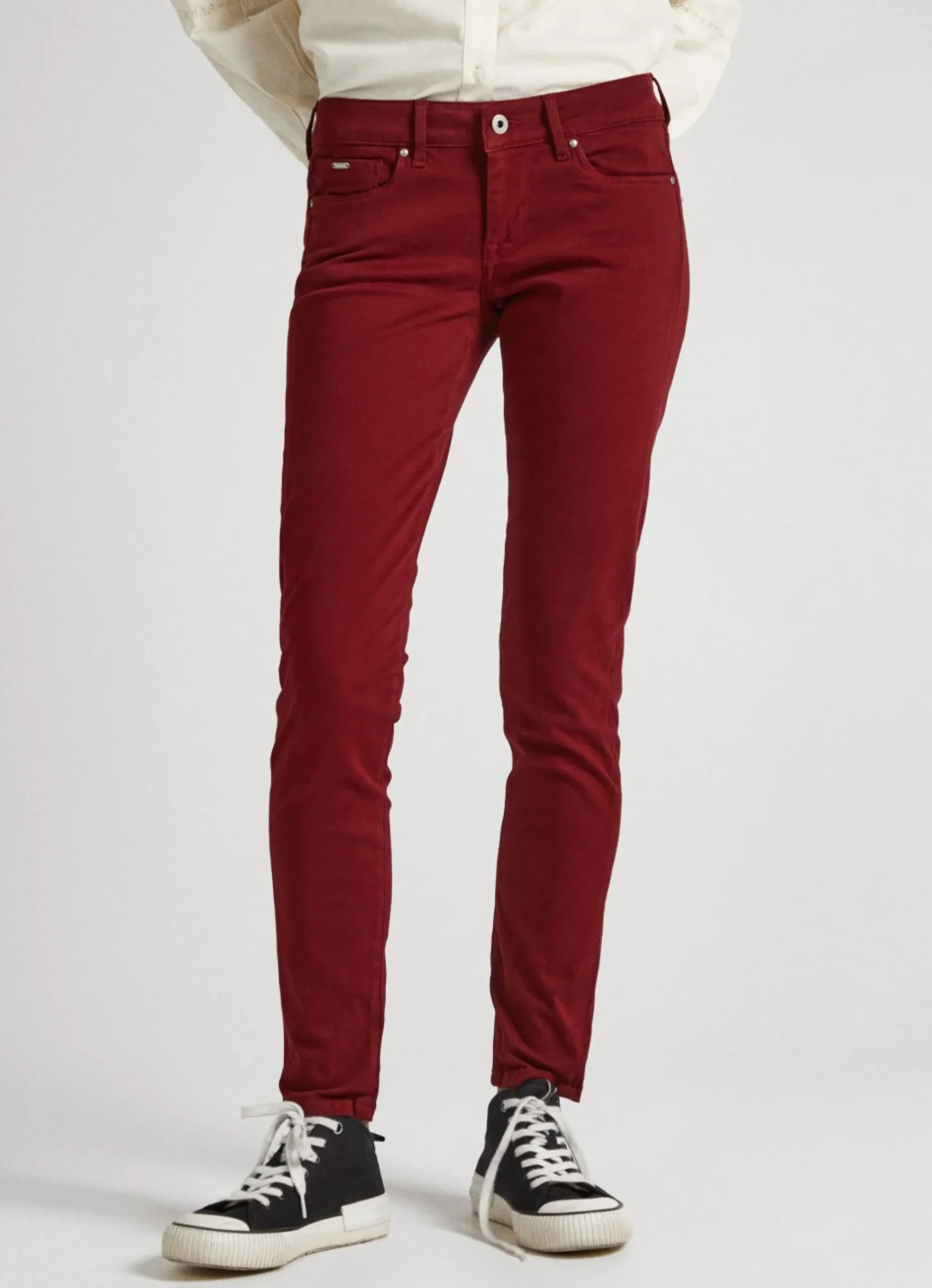 Mulher Pepe Jeans Calças>Calças Skinny Fit De 5 Bolsos