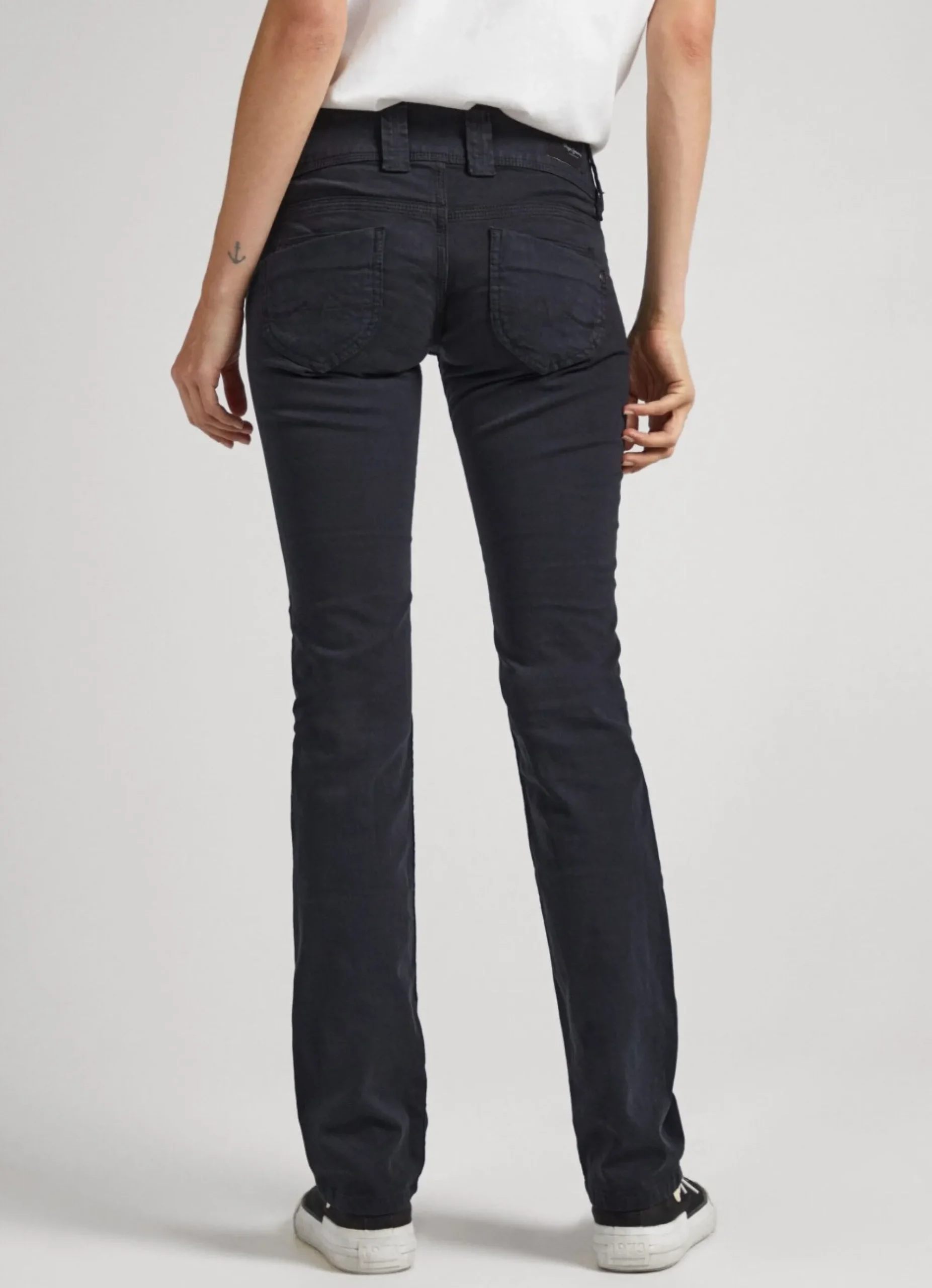 Mulher Pepe Jeans Calças>Calças Straight Fit Com 5 Bolsos