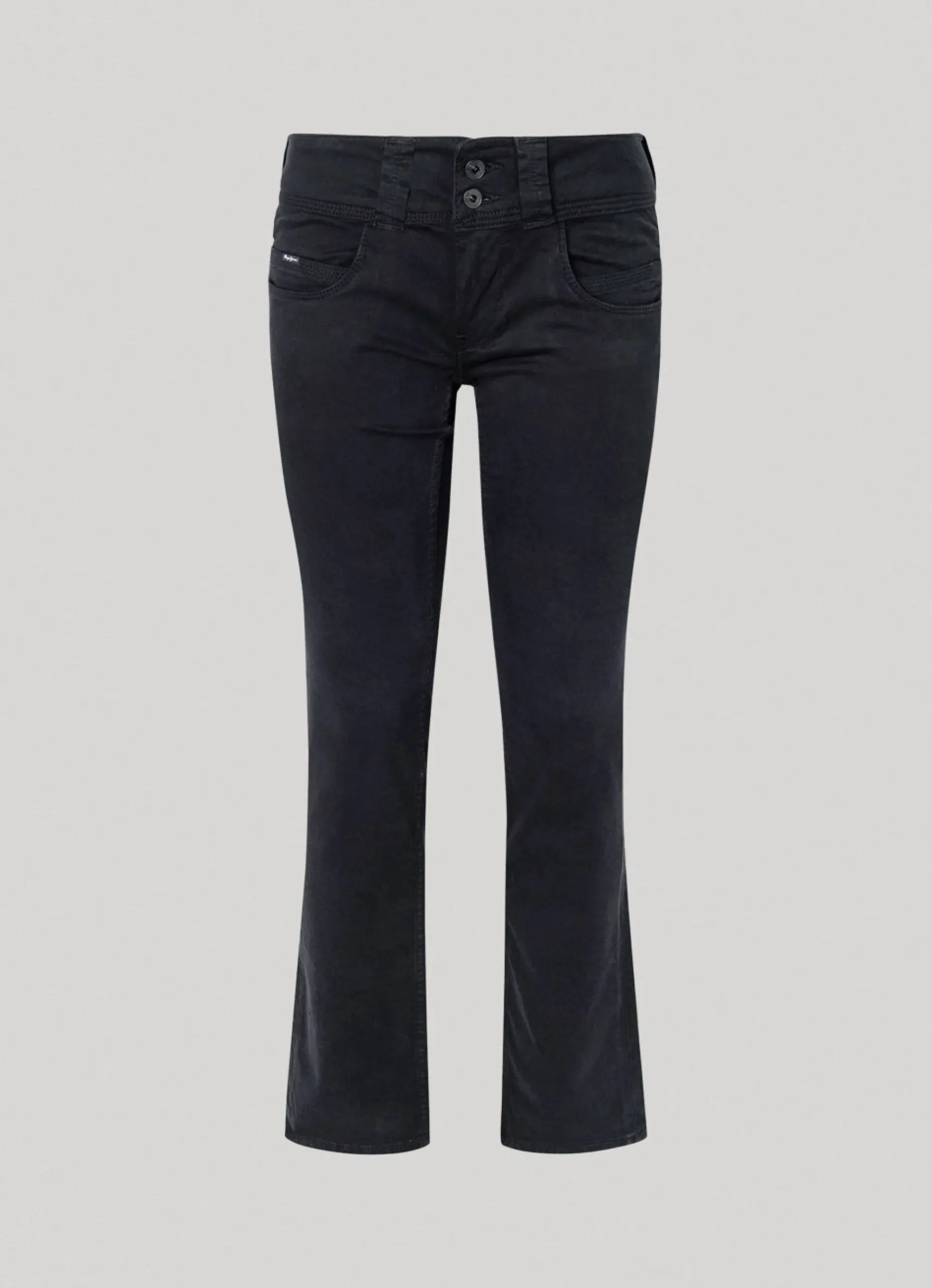 Mulher Pepe Jeans Calças>Calças Straight Fit Com 5 Bolsos