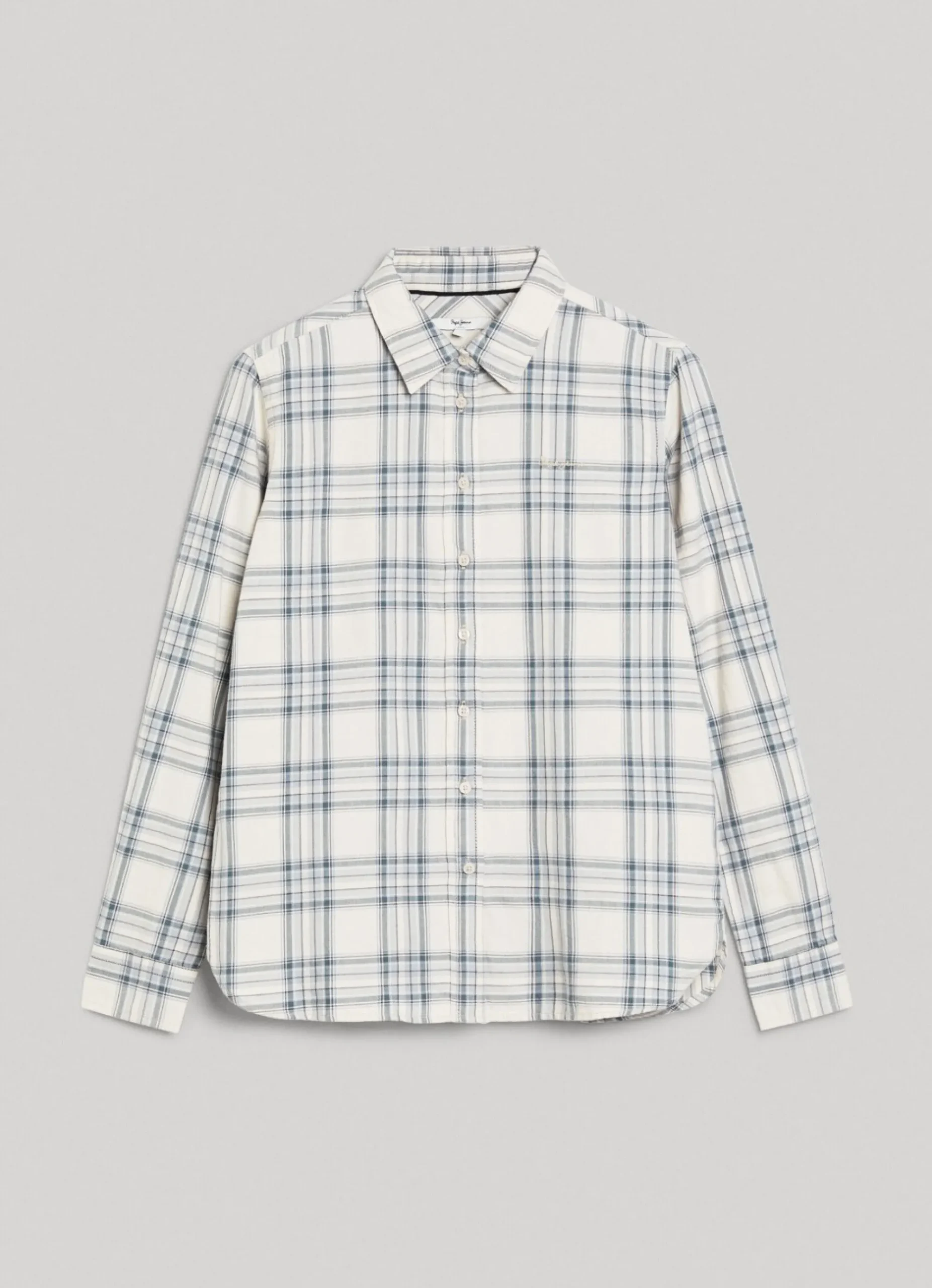 Mulher Pepe Jeans Camisas E Blusas>Camisa Algodao Xadrez
