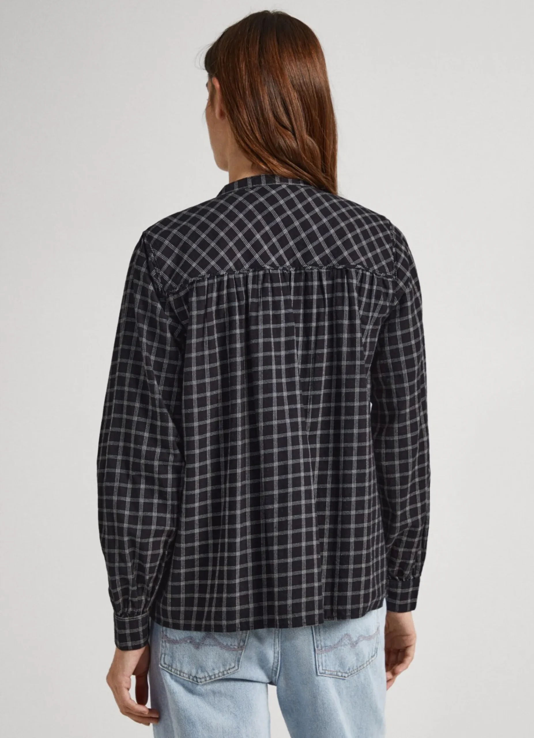 Mulher Pepe Jeans Camisas E Blusas>Camisa Algodao Xadrez