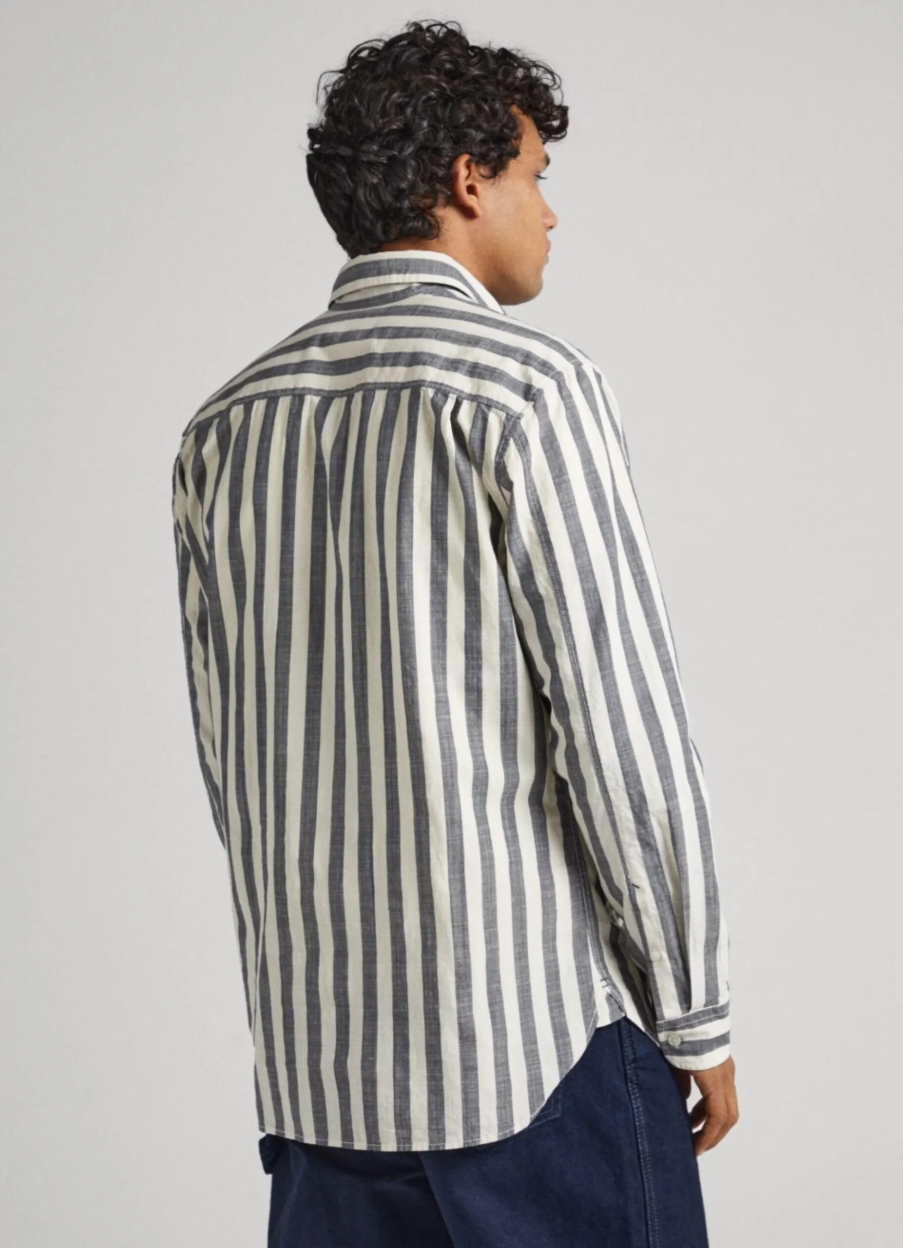 Homem Pepe Jeans Camisas>Camisa As Riscas Regular Fit