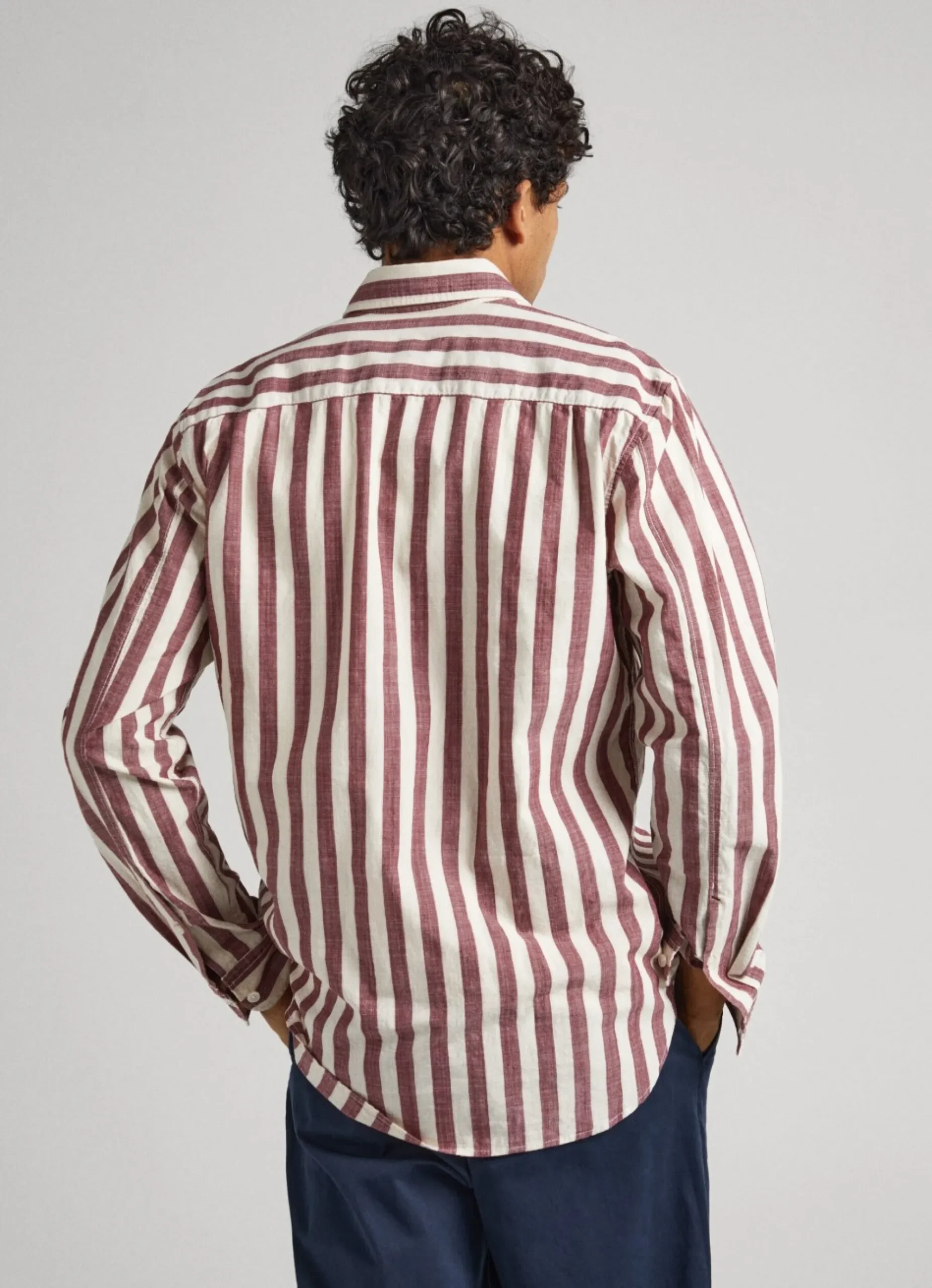 Homem Pepe Jeans Camisas>Camisa As Riscas Regular Fit