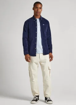 Homem Pepe Jeans Camisas>Camisa Bombazina Regular Fit