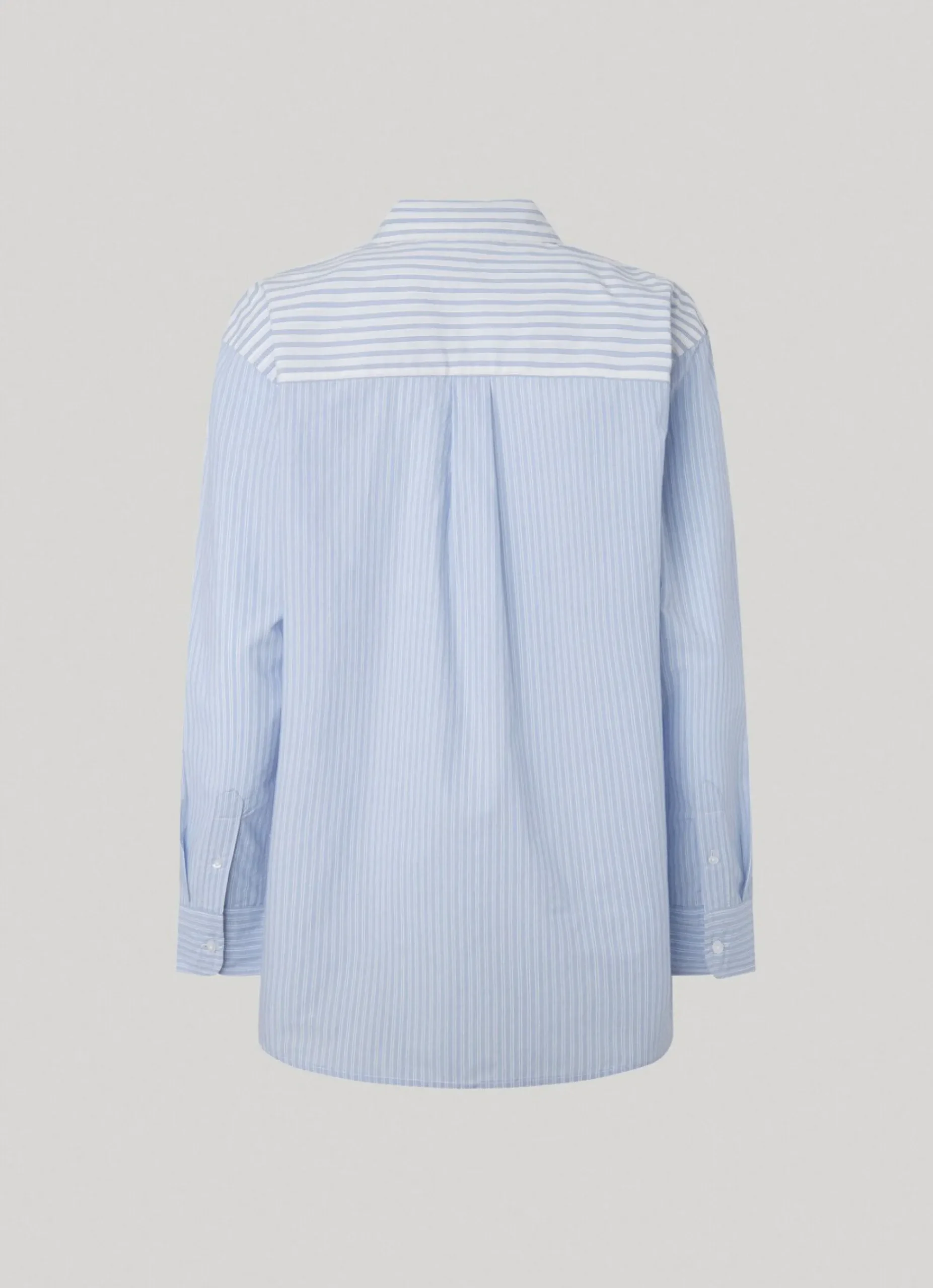 Mulher Pepe Jeans Camisas E Blusas>Camisa Comprida Popelina As Riscas