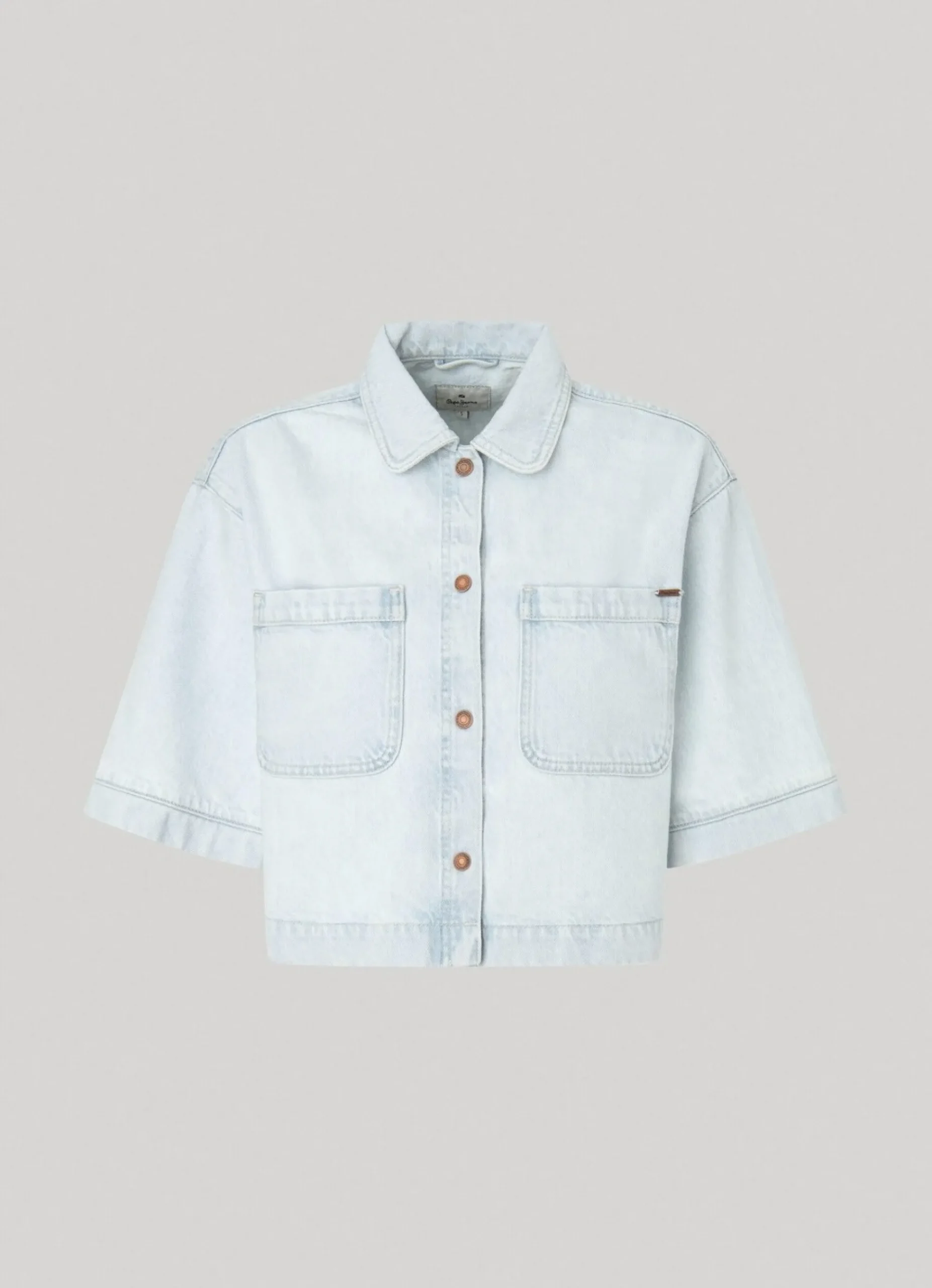 Mulher Pepe Jeans Camisas E Blusas>Camisa De Manga Curta