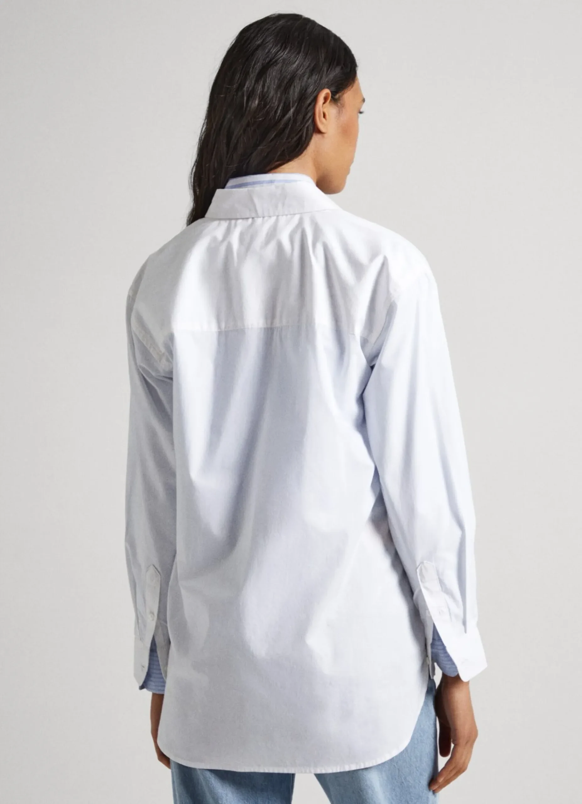 Mulher Pepe Jeans Camisas E Blusas>Camisa De Popelina Relaxed Fit