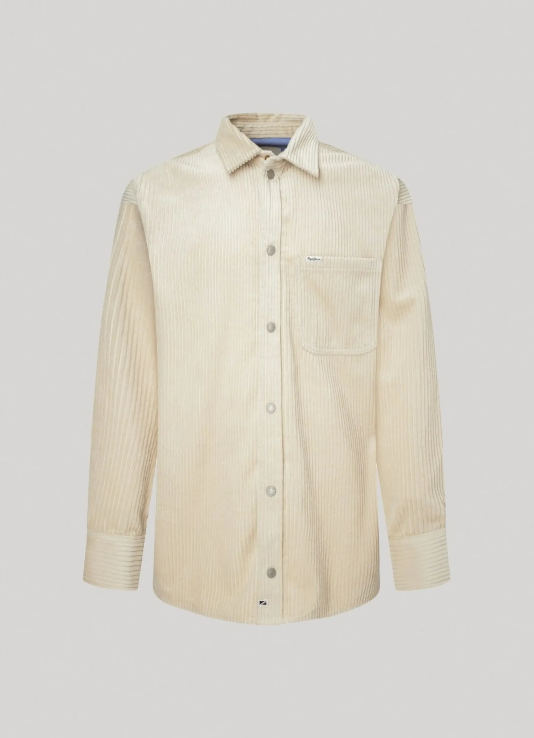 Homem Pepe Jeans Camisas>Camisa De Veludo Oversized
