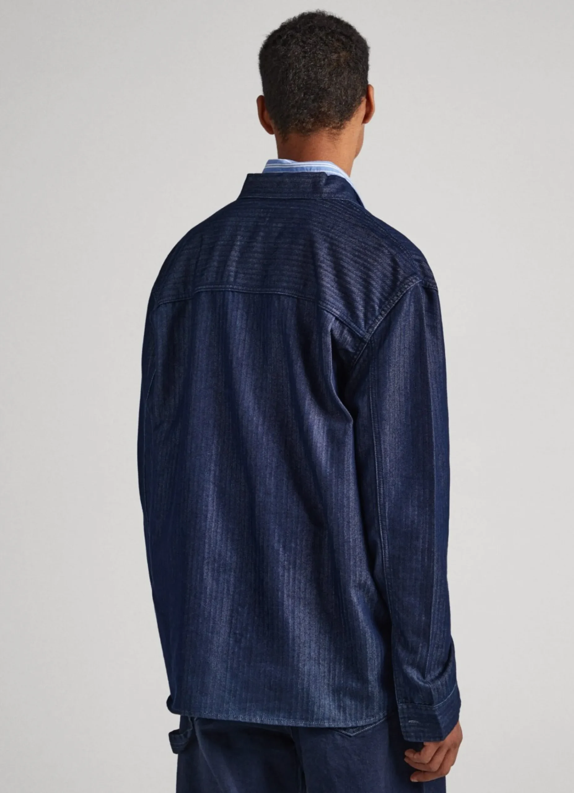 Homem Pepe Jeans Camisas>Camisa Espinha De Peixe