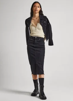 Mulher Pepe Jeans T-Shirts>Camisa Melange Canelada