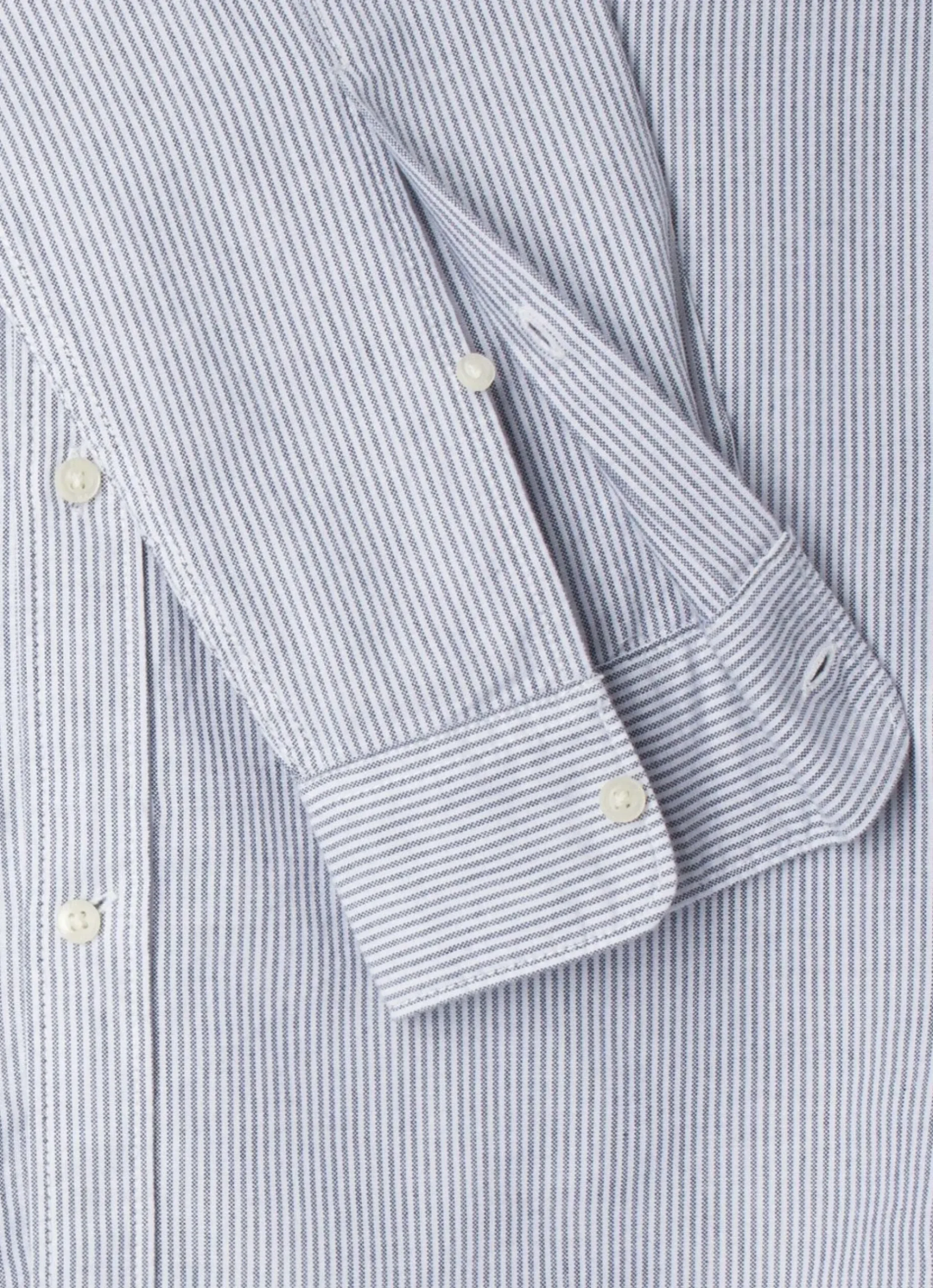 Homem Pepe Jeans Camisas>Camisa Oxford As Riscas Bengala