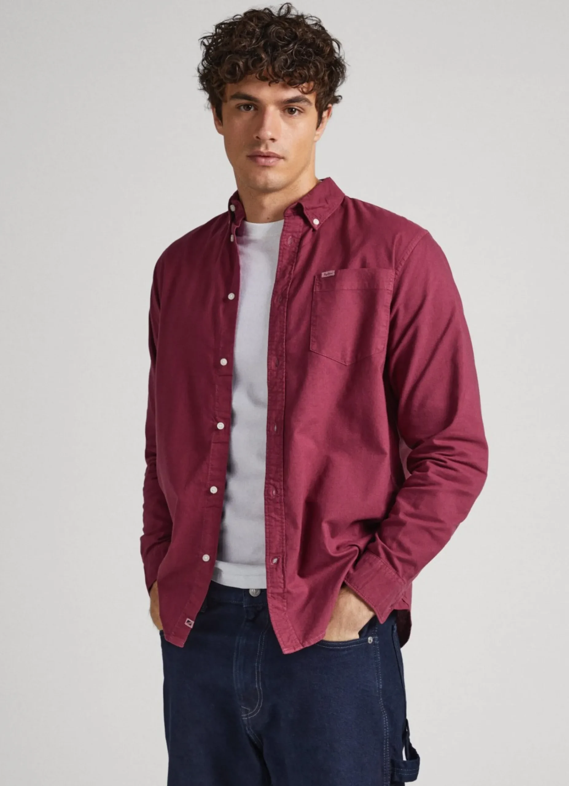 Homem Pepe Jeans Camisas>Camisa Oxford Regular Fit