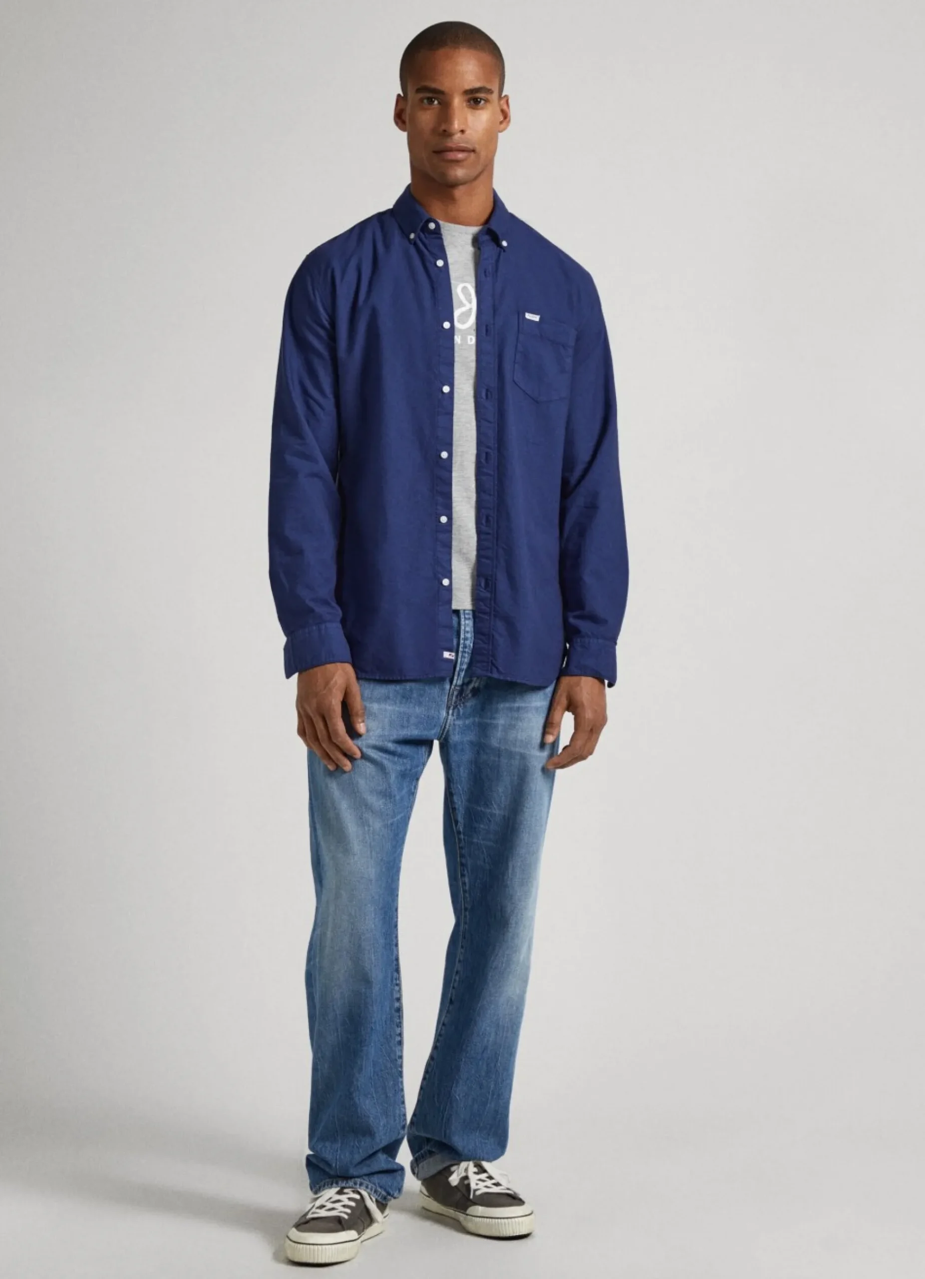 Homem Pepe Jeans Camisas>Camisa Oxford Regular Fit