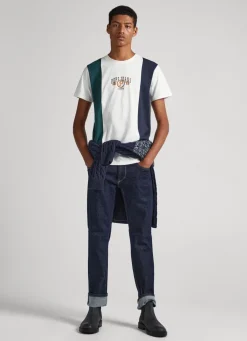 Homem Pepe Jeans T-Shirts>Camisa Paineis Frontais