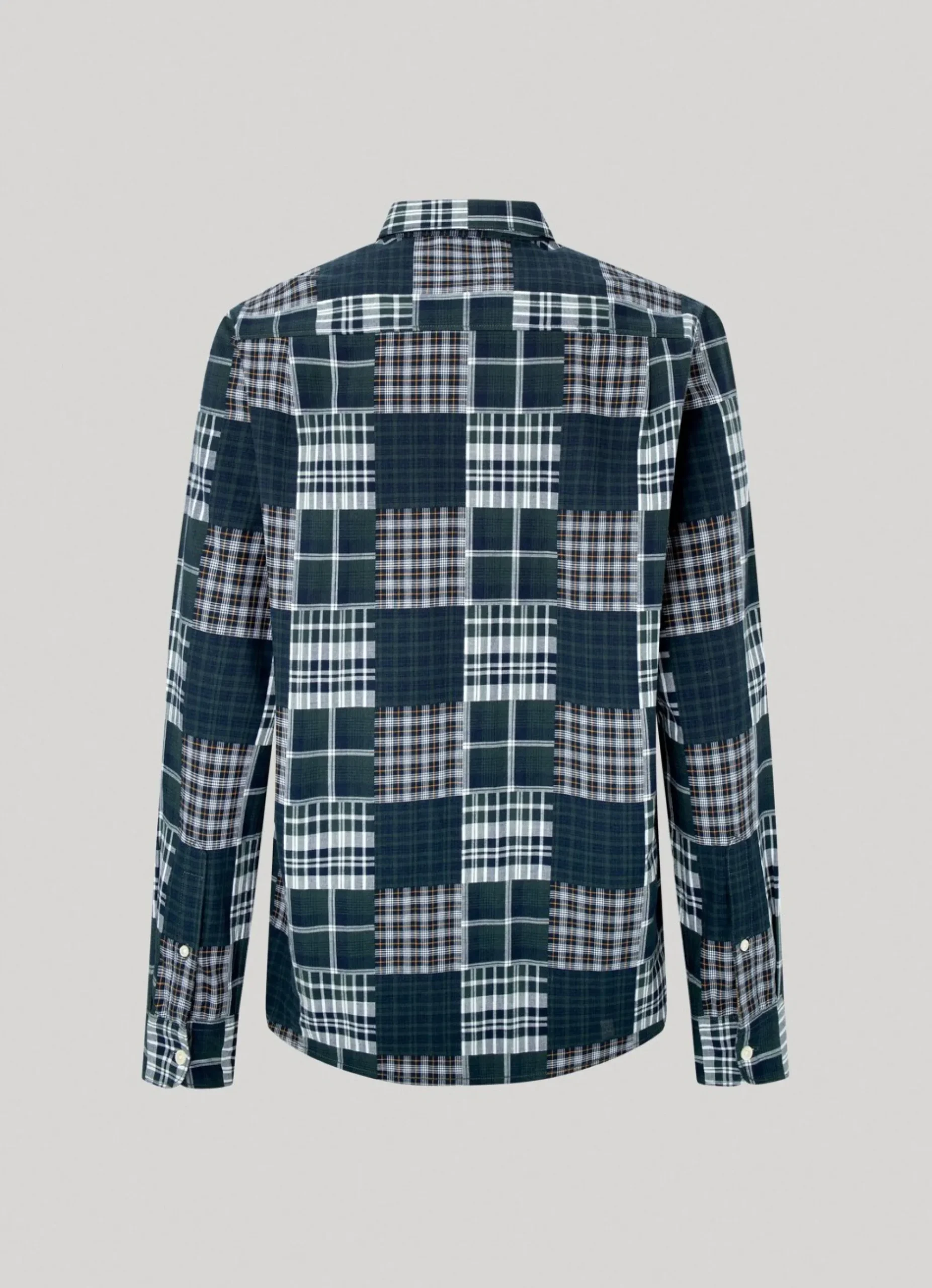 Homem Pepe Jeans Camisas>Camisa Patchwork Regular Fit