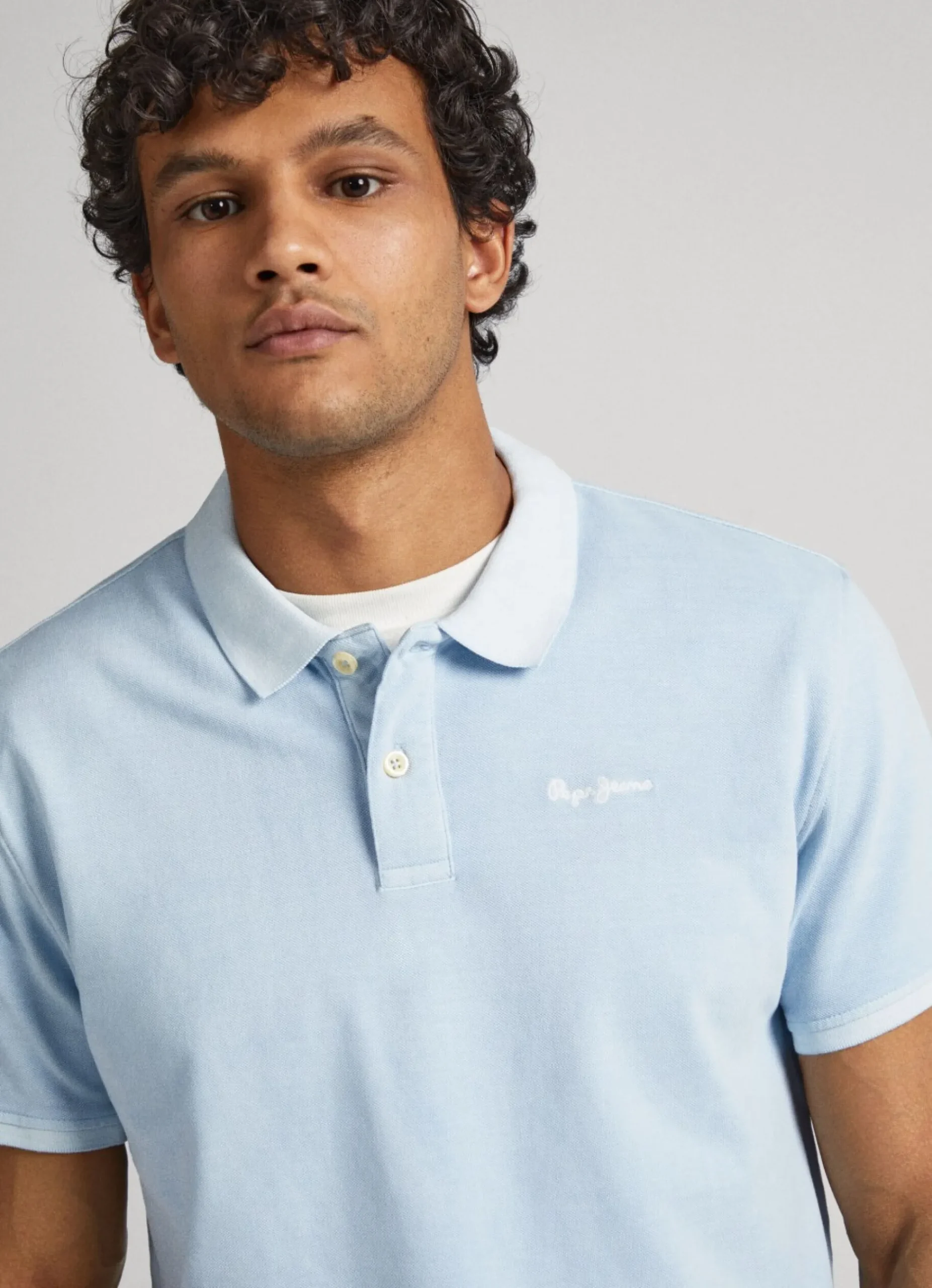 Homem Pepe Jeans Polos>Camisa Piquet Com Logo Bordado