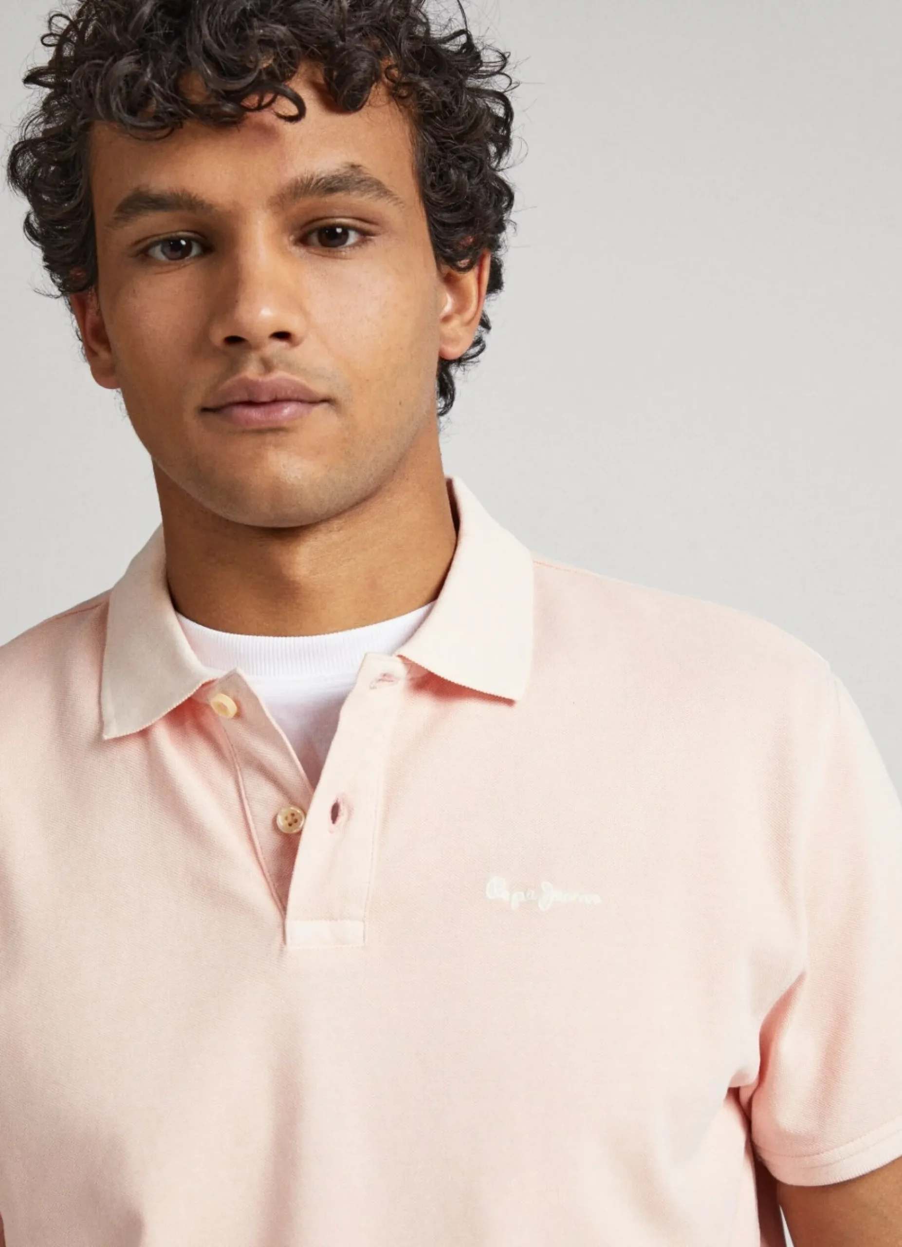 Homem Pepe Jeans Polos>Camisa Piquet Com Logo Bordado