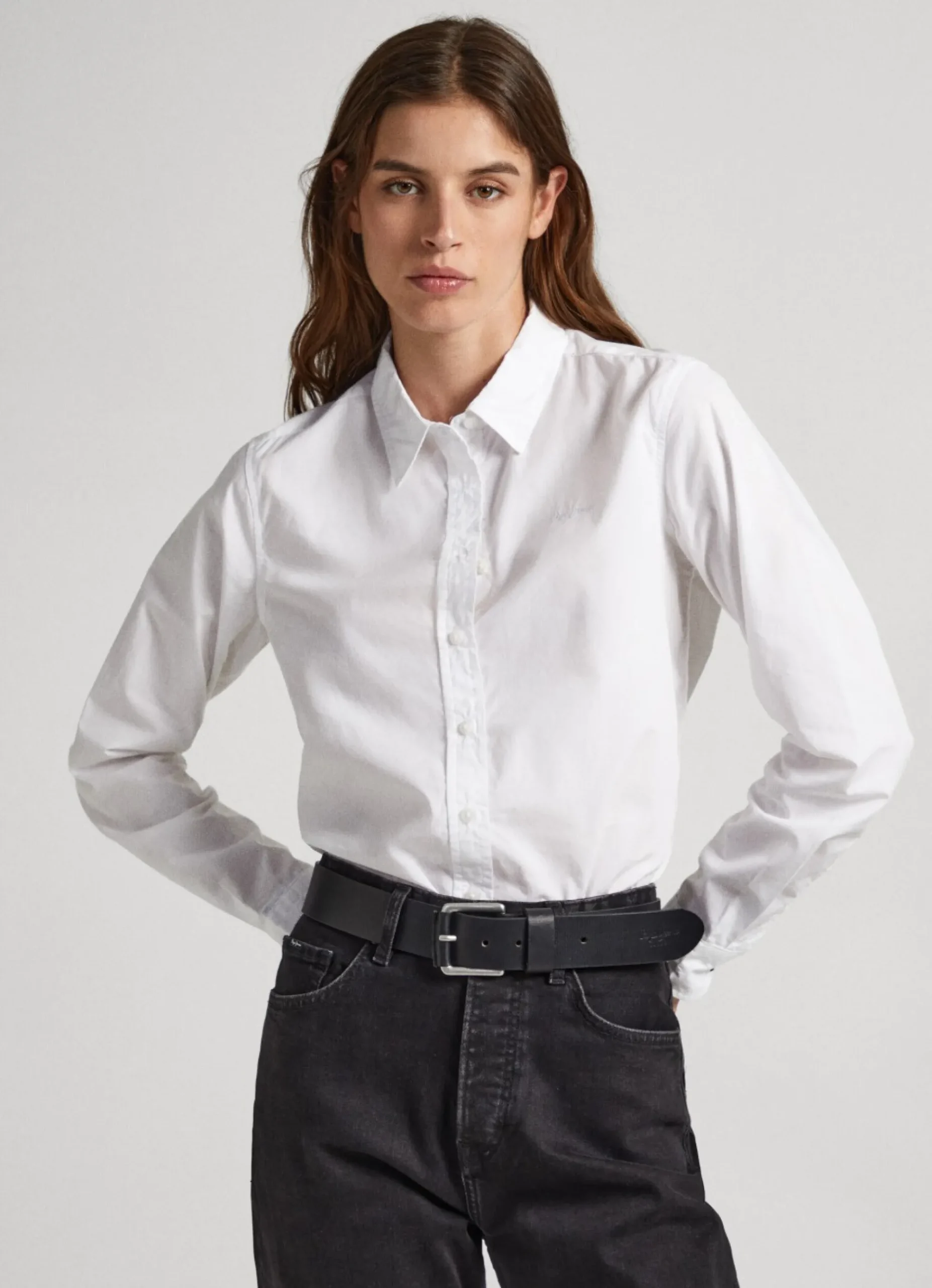 Mulher Pepe Jeans Camisas E Blusas>Camisa Popelina Regular Fit