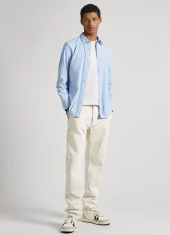 Homem Pepe Jeans Camisas>Camisa Popelina Slim Fit