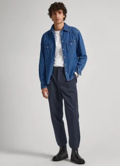 Homem Pepe Jeans Camisas>Camisa Regular Fit