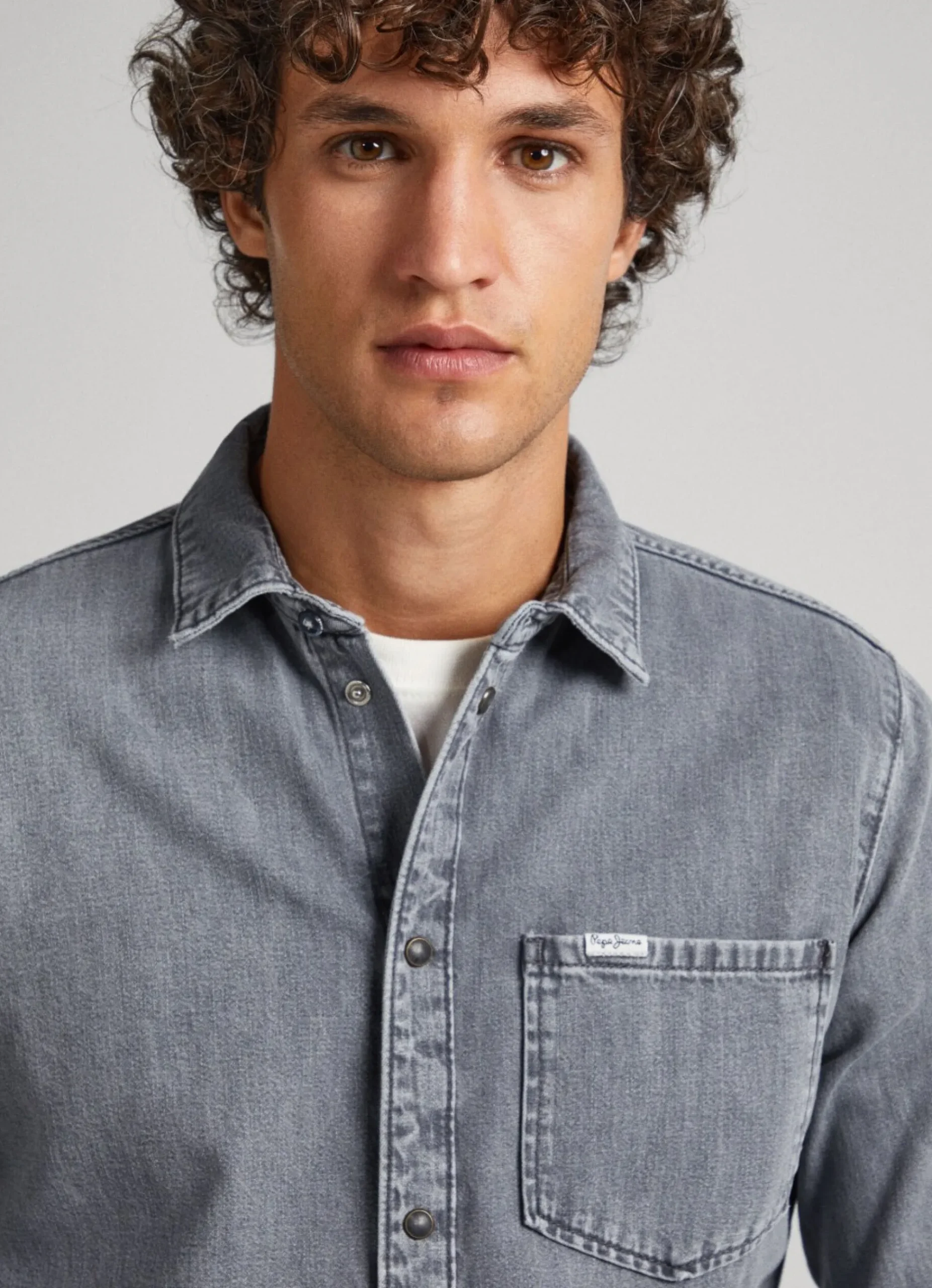 Homem Pepe Jeans Camisas>Camisa Slim Fit