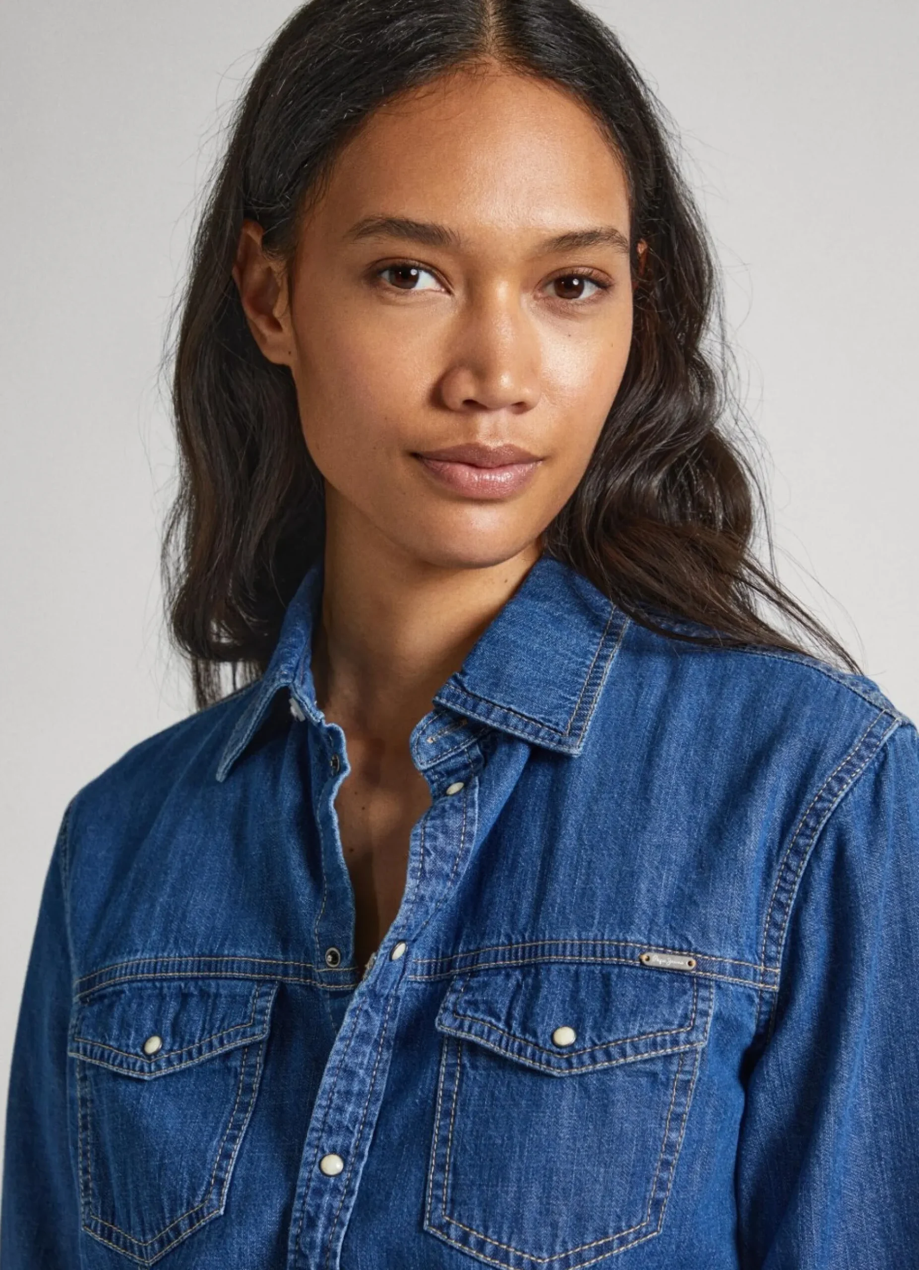 Mulher Pepe Jeans Camisas E Blusas>Camisa Slim Fit