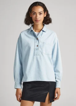 Mulher Pepe Jeans Camisas E Blusas>Camisa Tipo Polo