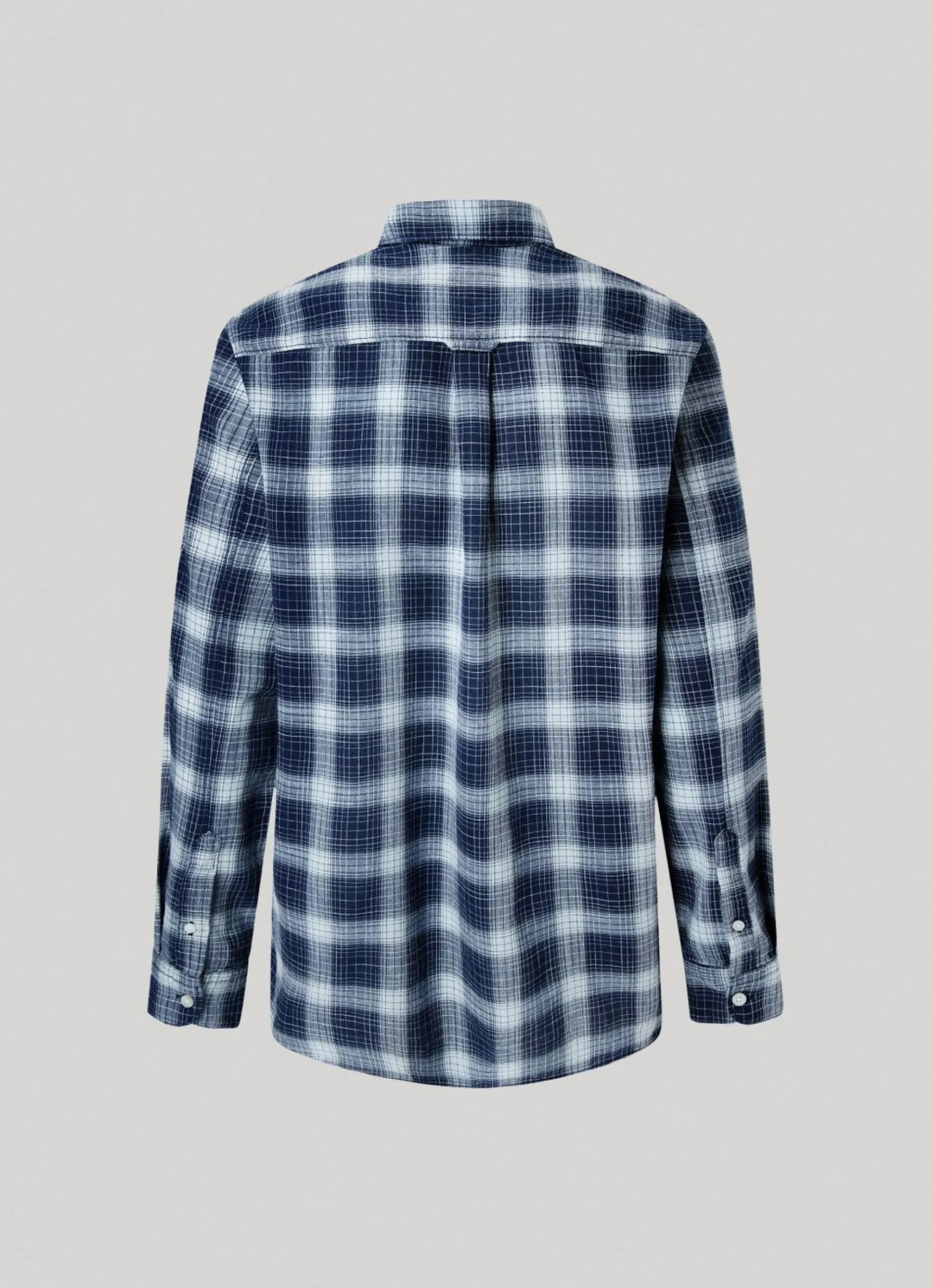 Homem Pepe Jeans Camisas>Camisa Xadrez Algodao Indigo