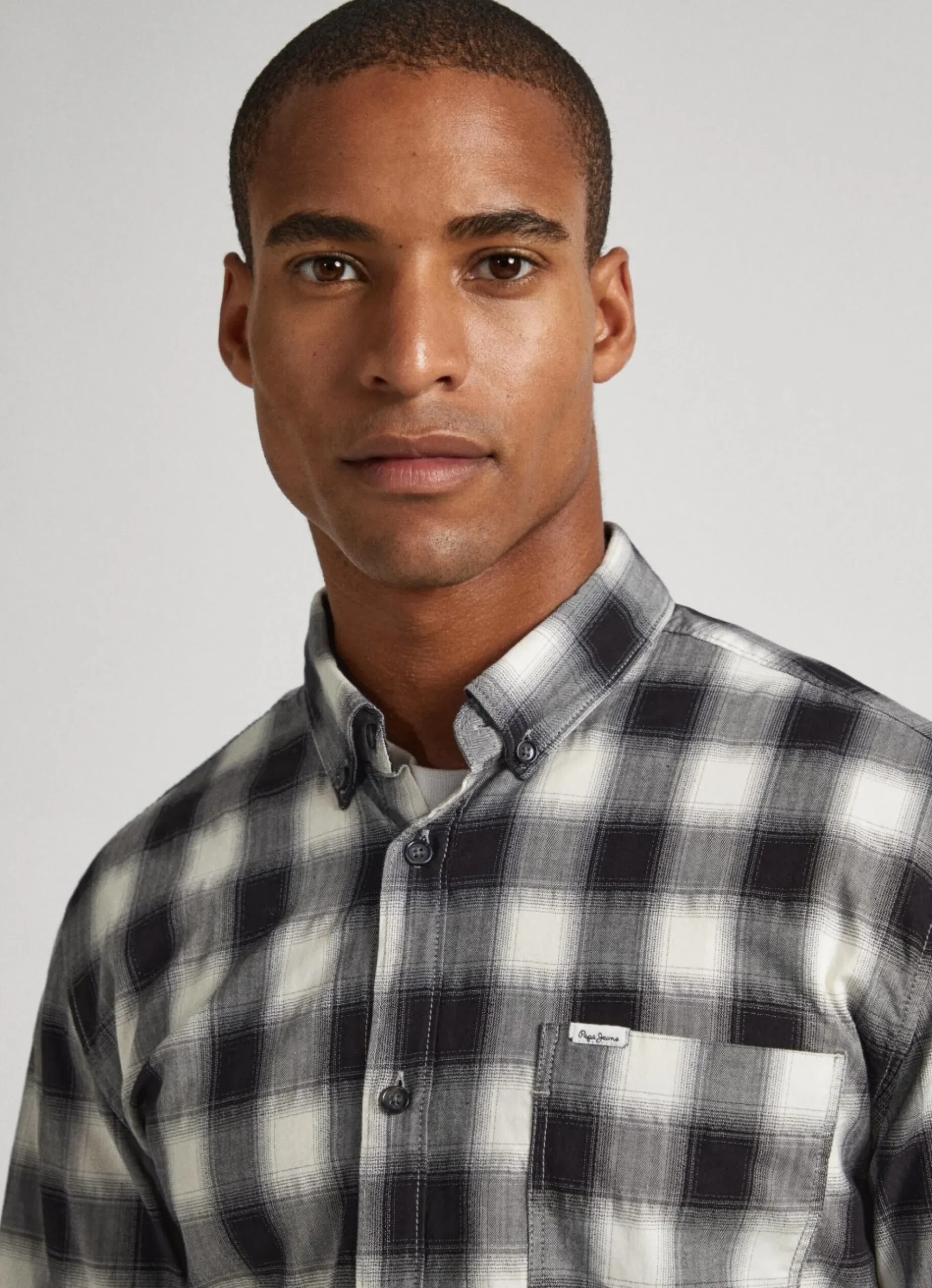 Homem Pepe Jeans Camisas>Camisa Xadrez De Algodao