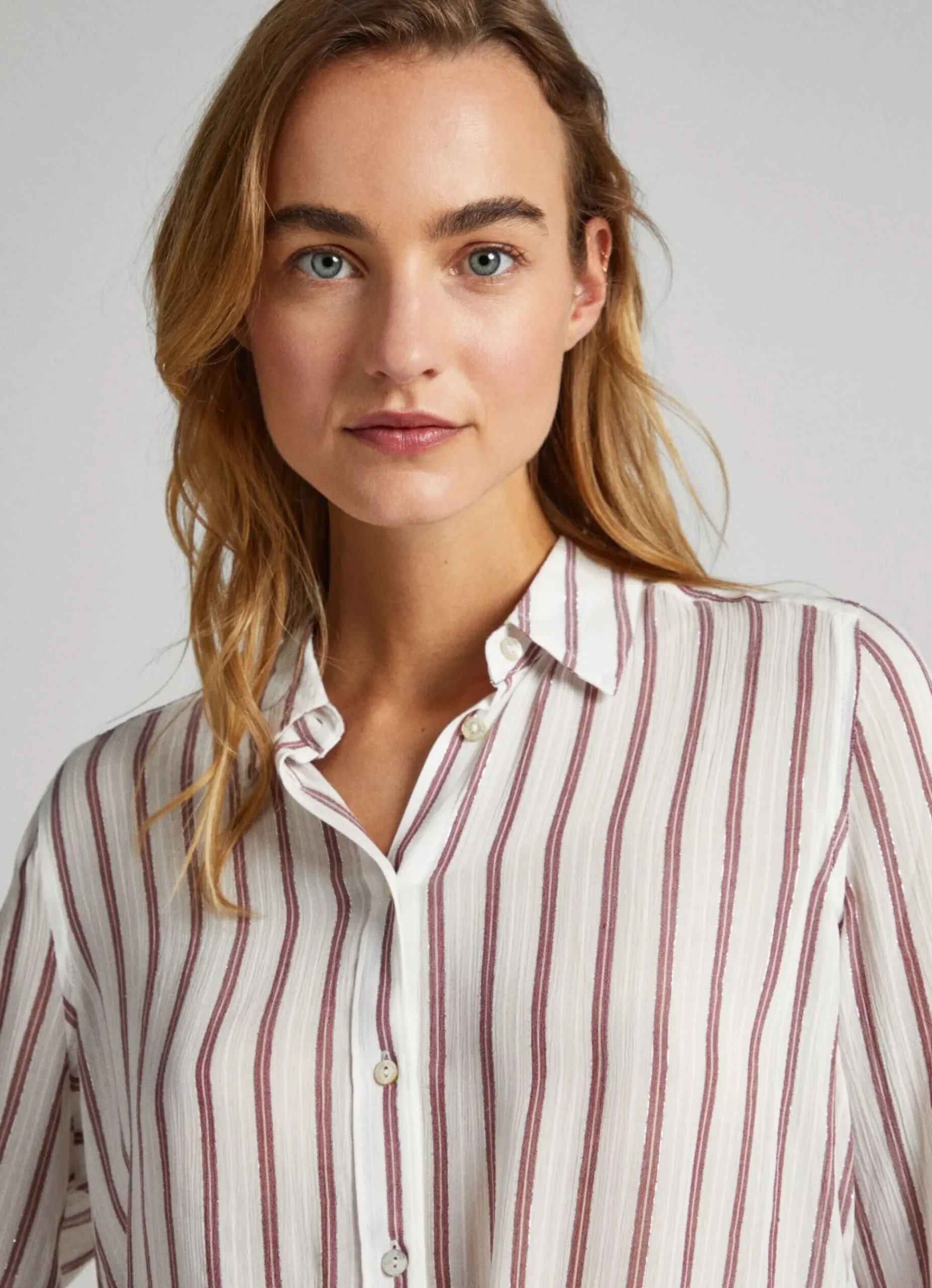Mulher Pepe Jeans Camisas E Blusas>Camisa Xadrez Manga Comprida