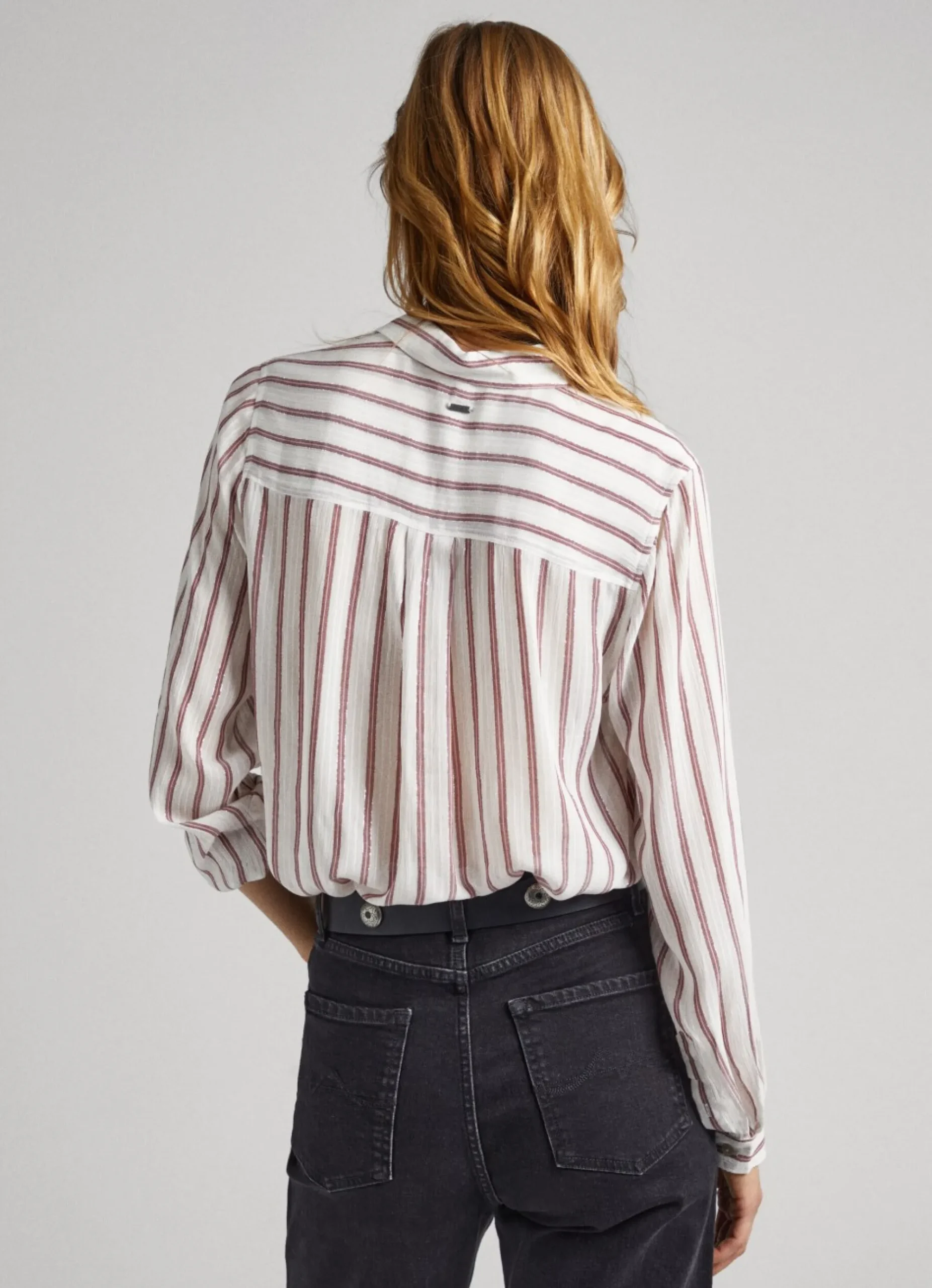 Mulher Pepe Jeans Camisas E Blusas>Camisa Xadrez Manga Comprida