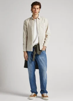 Homem Pepe Jeans Camisas>Camisa Xadrez Oxford Slim Fit