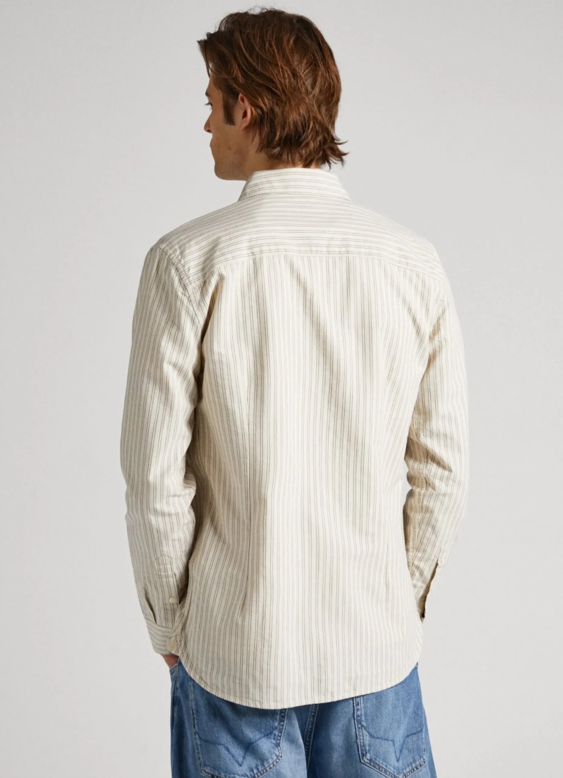 Homem Pepe Jeans Camisas>Camisa Xadrez Oxford Slim Fit