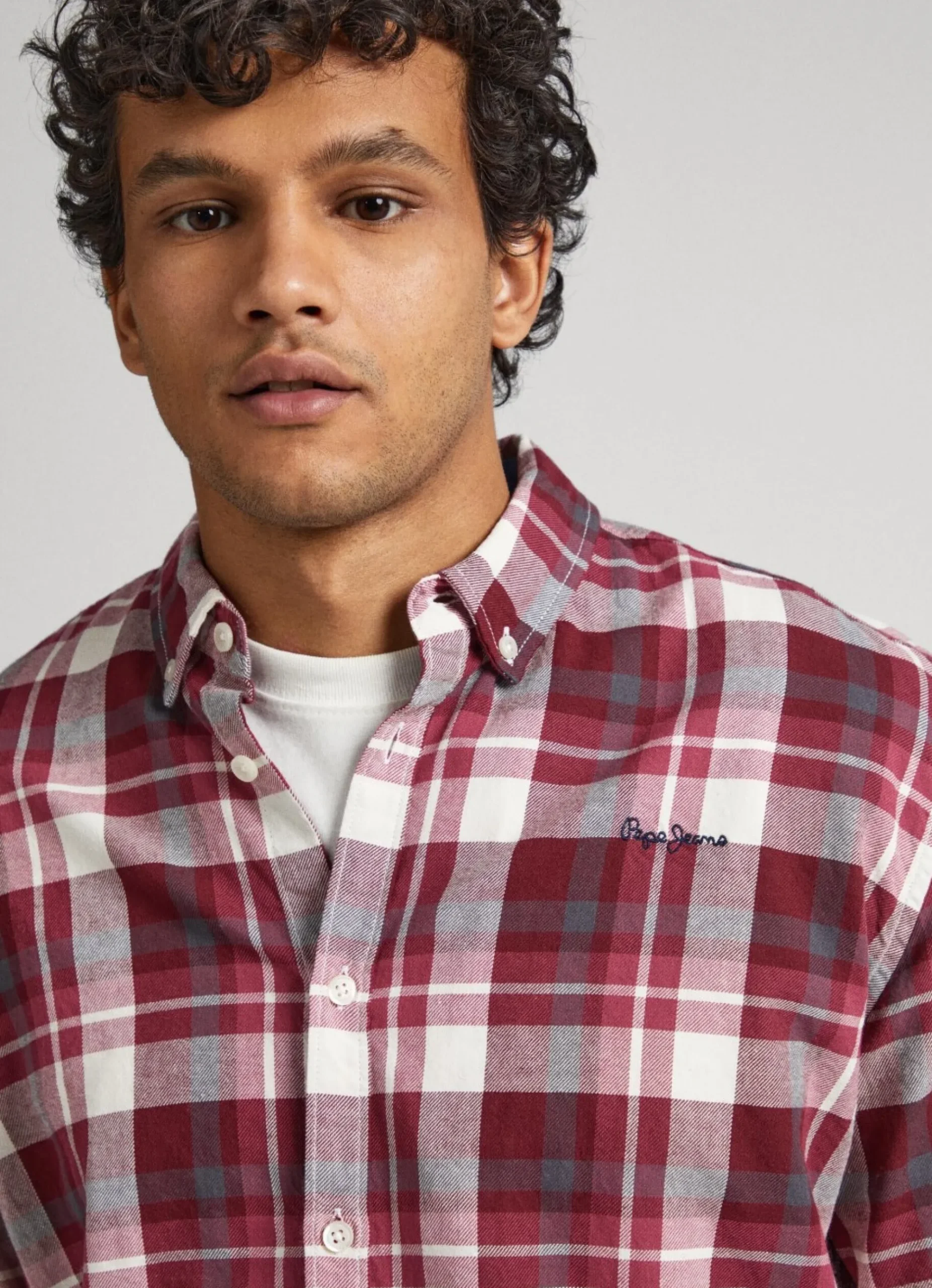 Homem Pepe Jeans Camisas>Camisa Xadrez Regular Fit