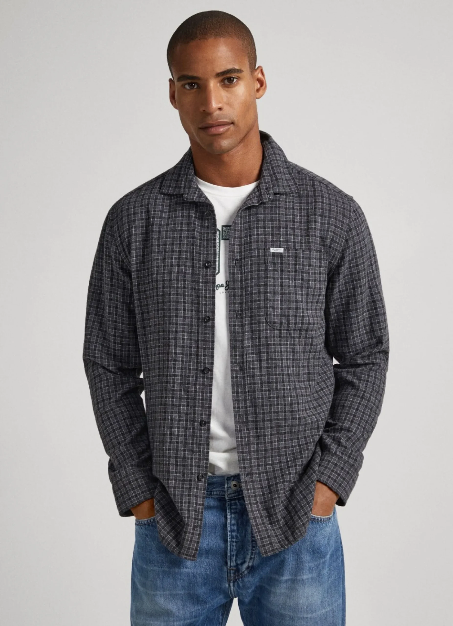 Homem Pepe Jeans Camisas>Camisa Xadrez Regular Fit