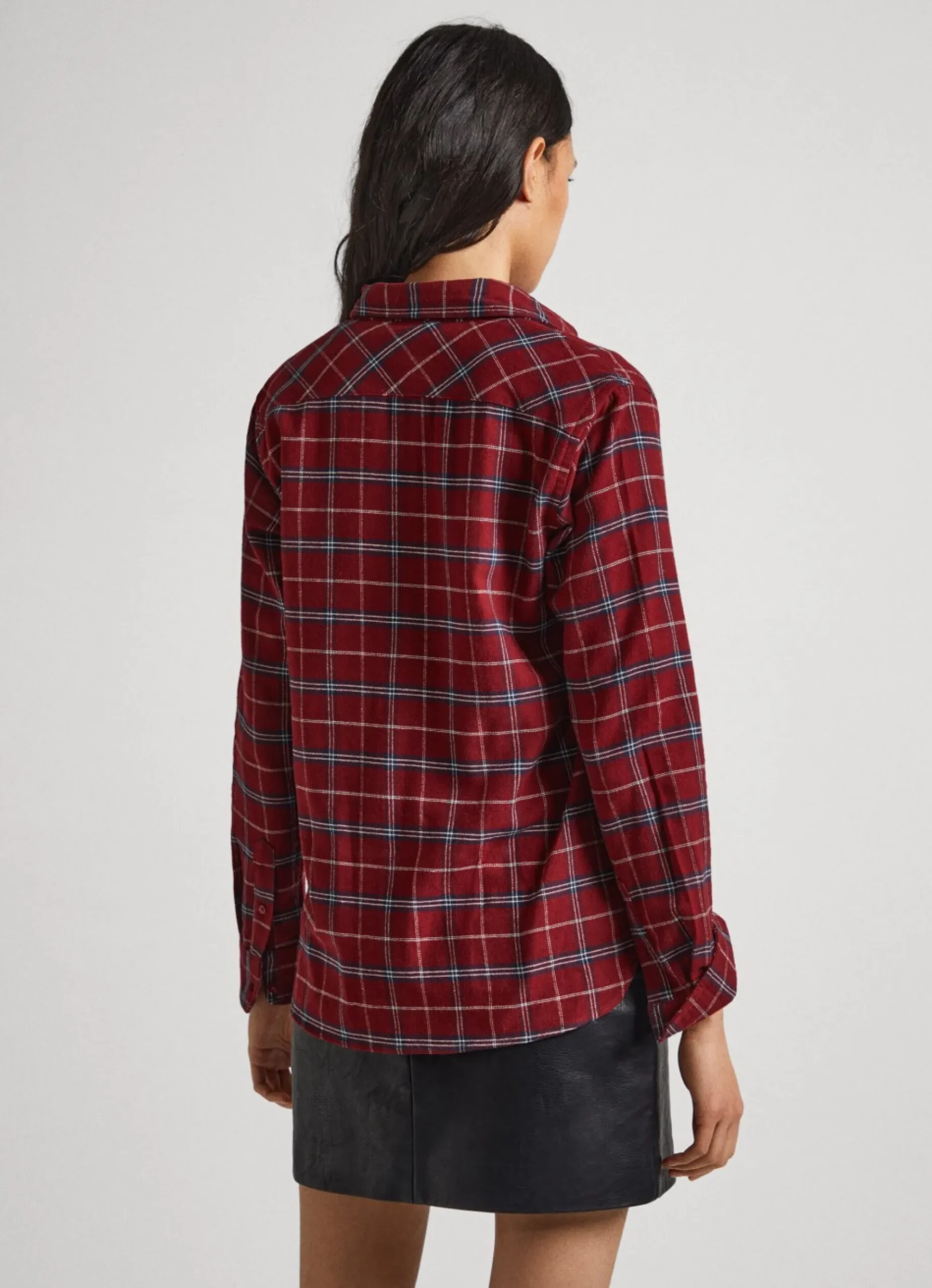 Mulher Pepe Jeans Camisas E Blusas>Camisa Xadrez Regular Fit