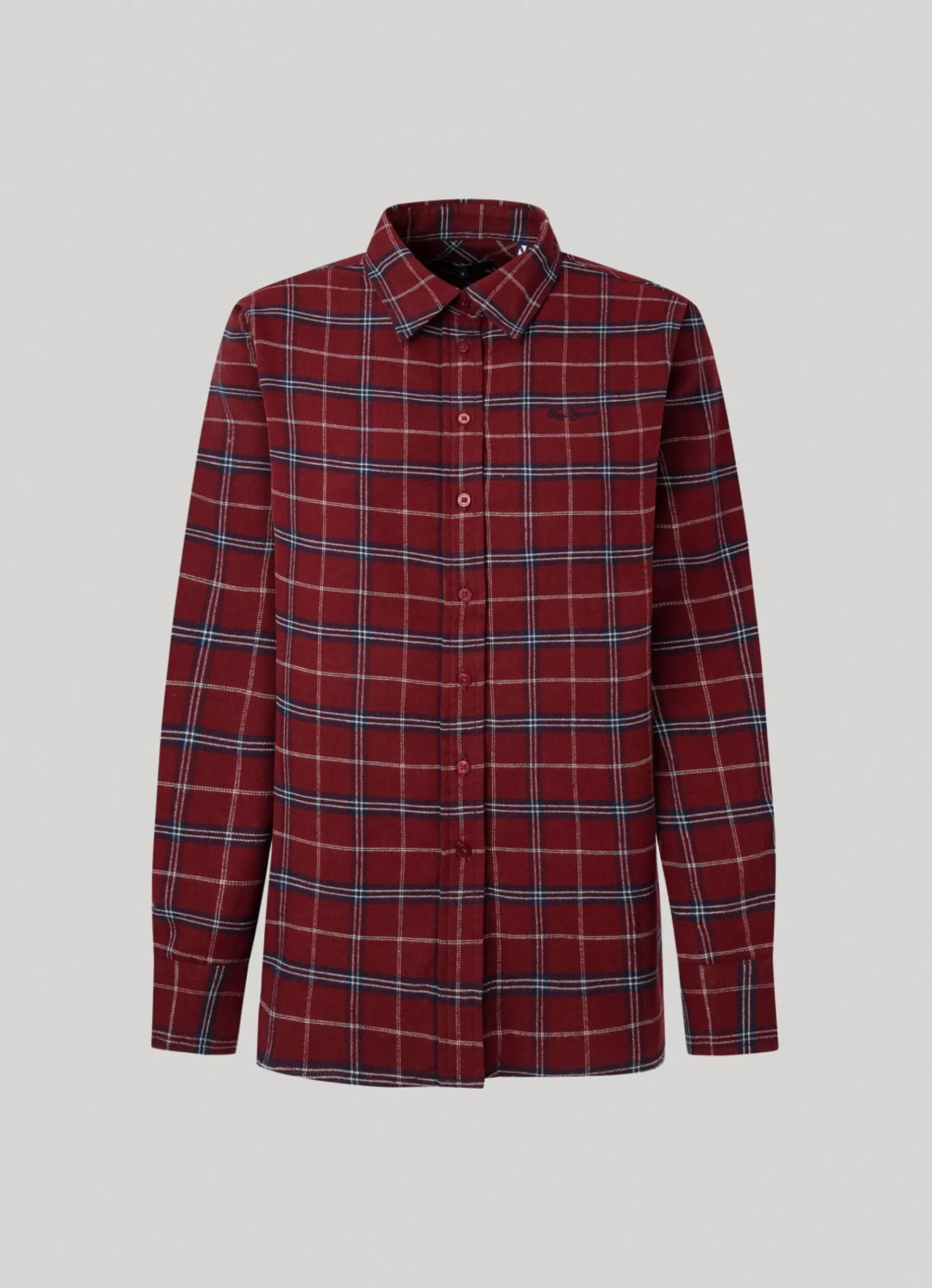 Mulher Pepe Jeans Camisas E Blusas>Camisa Xadrez Regular Fit