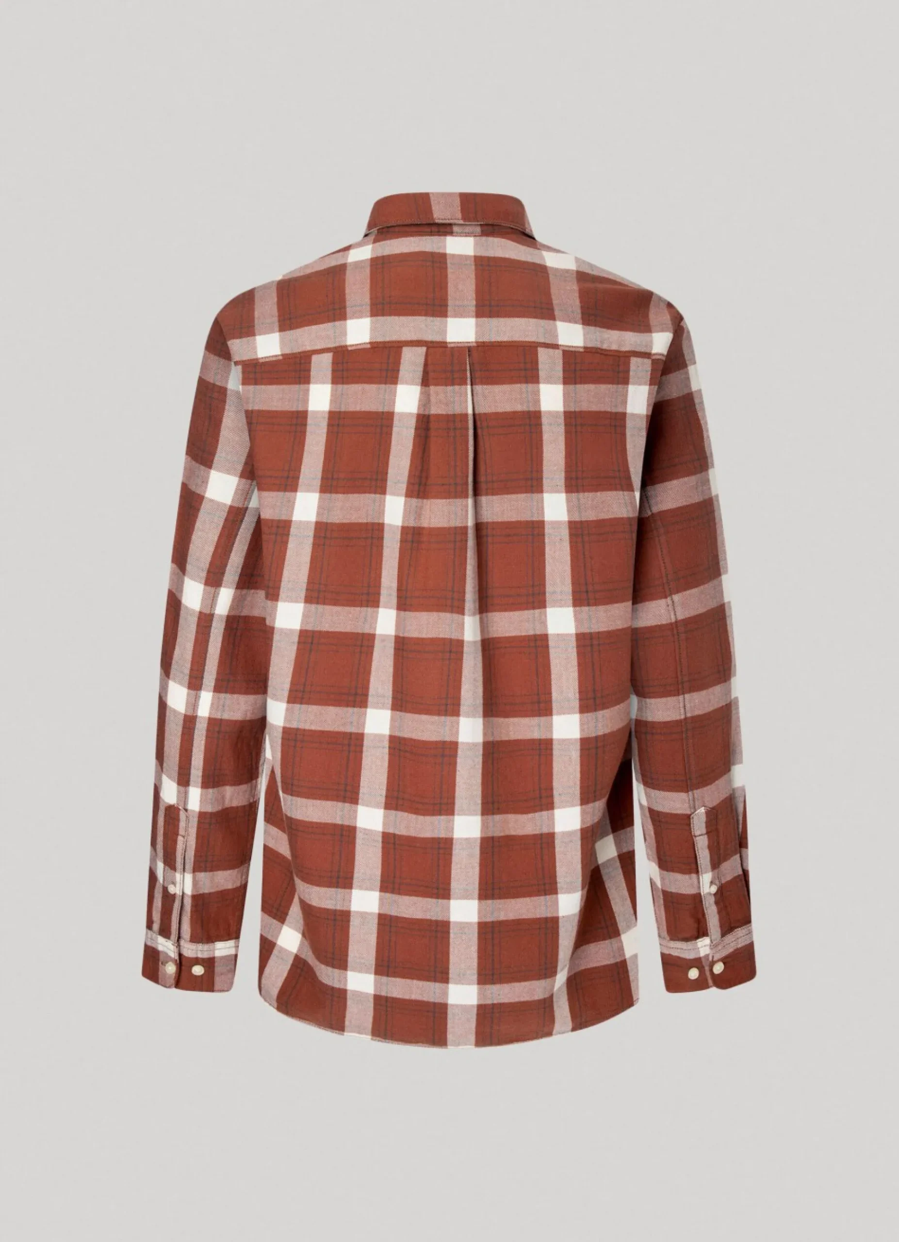 Homem Pepe Jeans Camisas>Camisa Xadrez Sarja Algodao