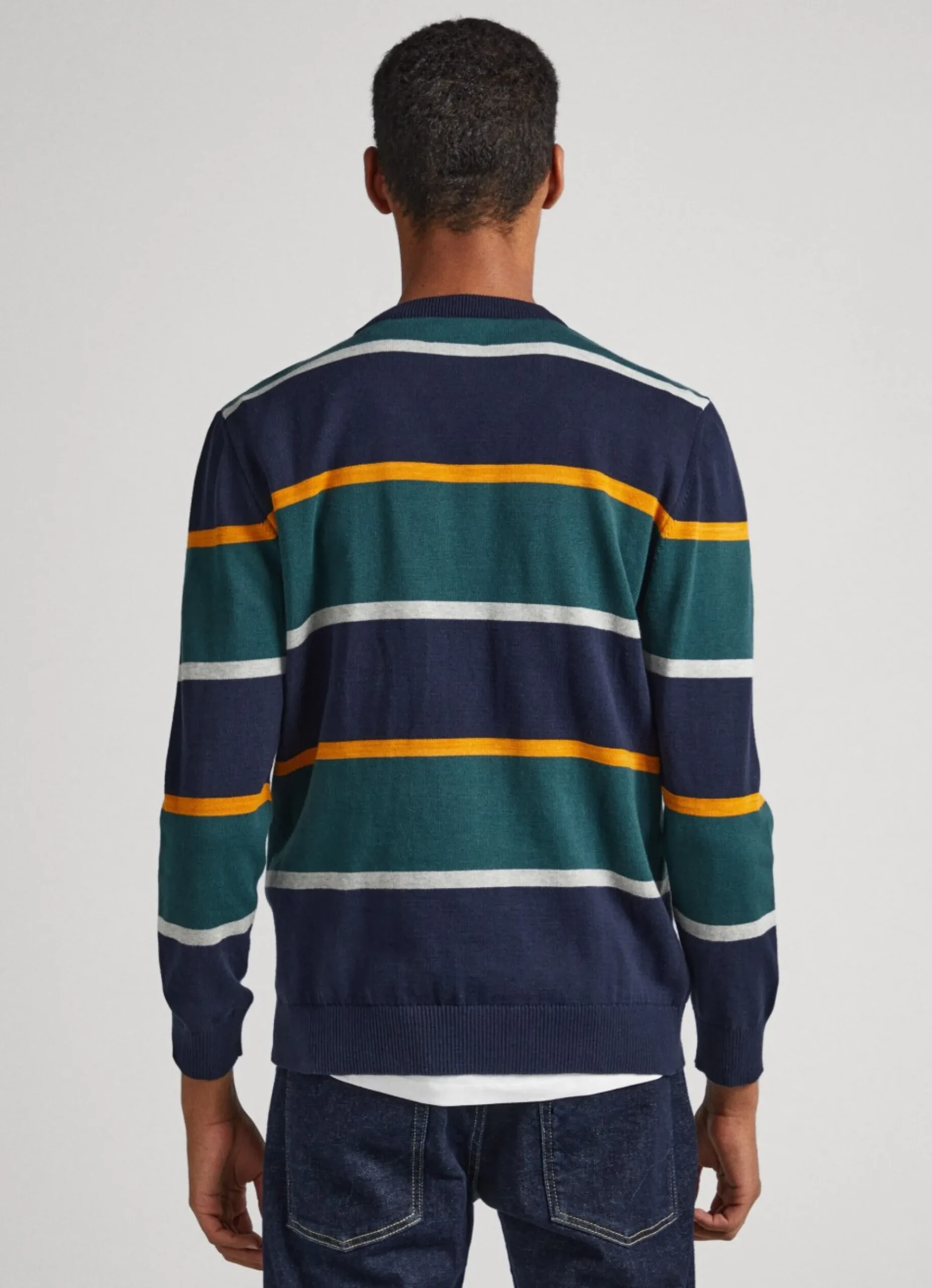 Homem Pepe Jeans Malhas>Camisola Algodao As Riscas