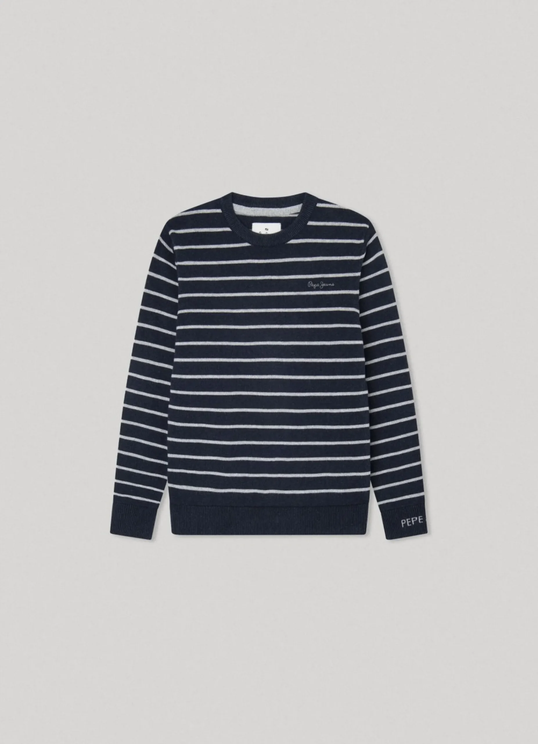 Rapaz Pepe Jeans Sweatshirts E Malhas>Camisola Algodao As Riscas
