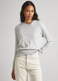 Mulher Pepe Jeans Malhas E Cardigans>Camisola Algodao Caxemira