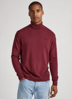 Homem Pepe Jeans Malhas>Camisola Algodao Gola Alta