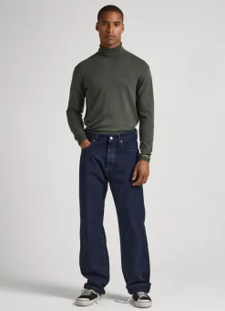 Homem Pepe Jeans Malhas>Camisola Algodao Gola Alta
