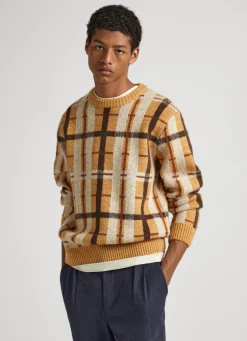 Homem Pepe Jeans Malhas>Camisola Algodao Xadrez Tartan