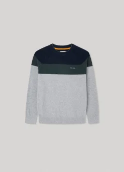 Rapaz Pepe Jeans Sweatshirts E Malhas>Camisola Color Block