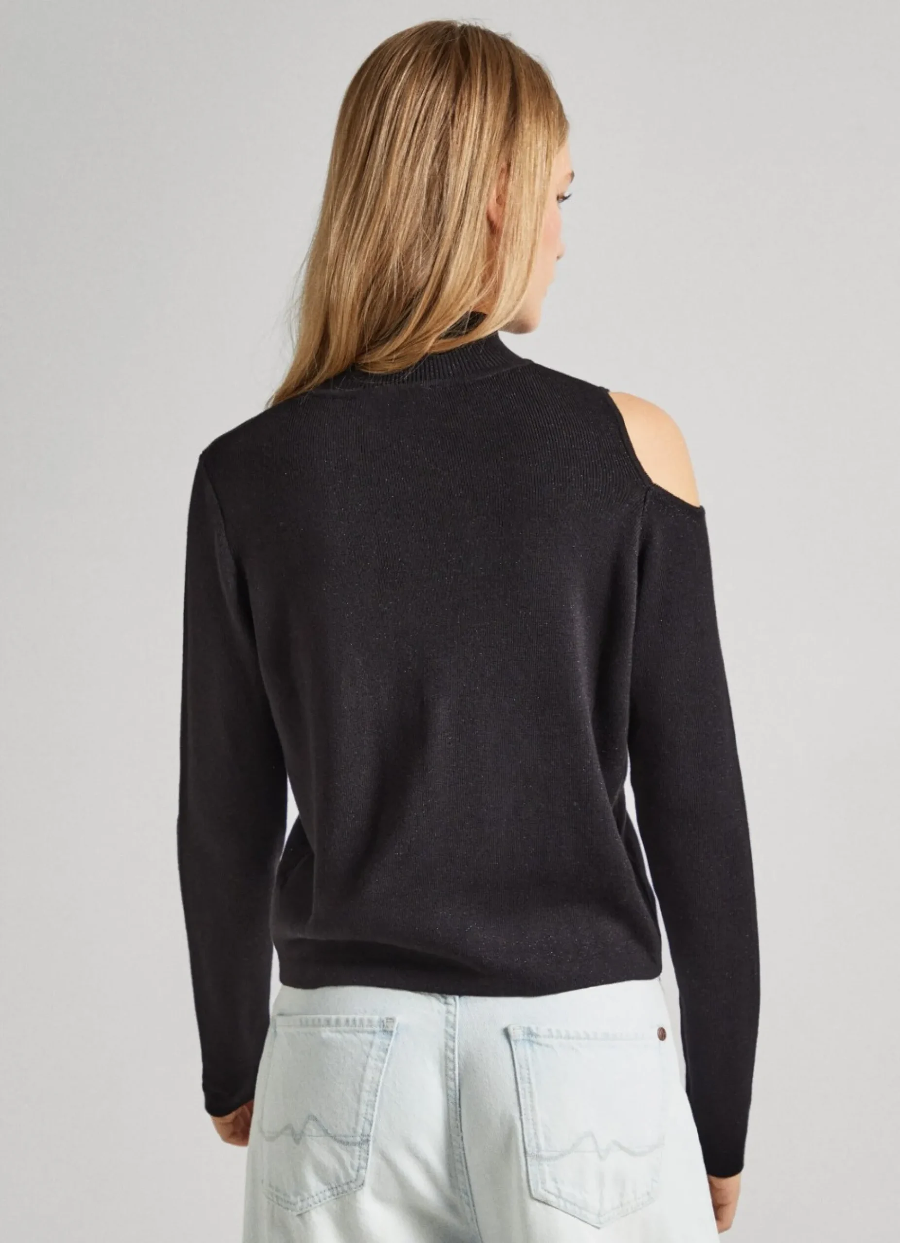 Mulher Pepe Jeans Malhas>Camisola Com Abertura Nos Ombros