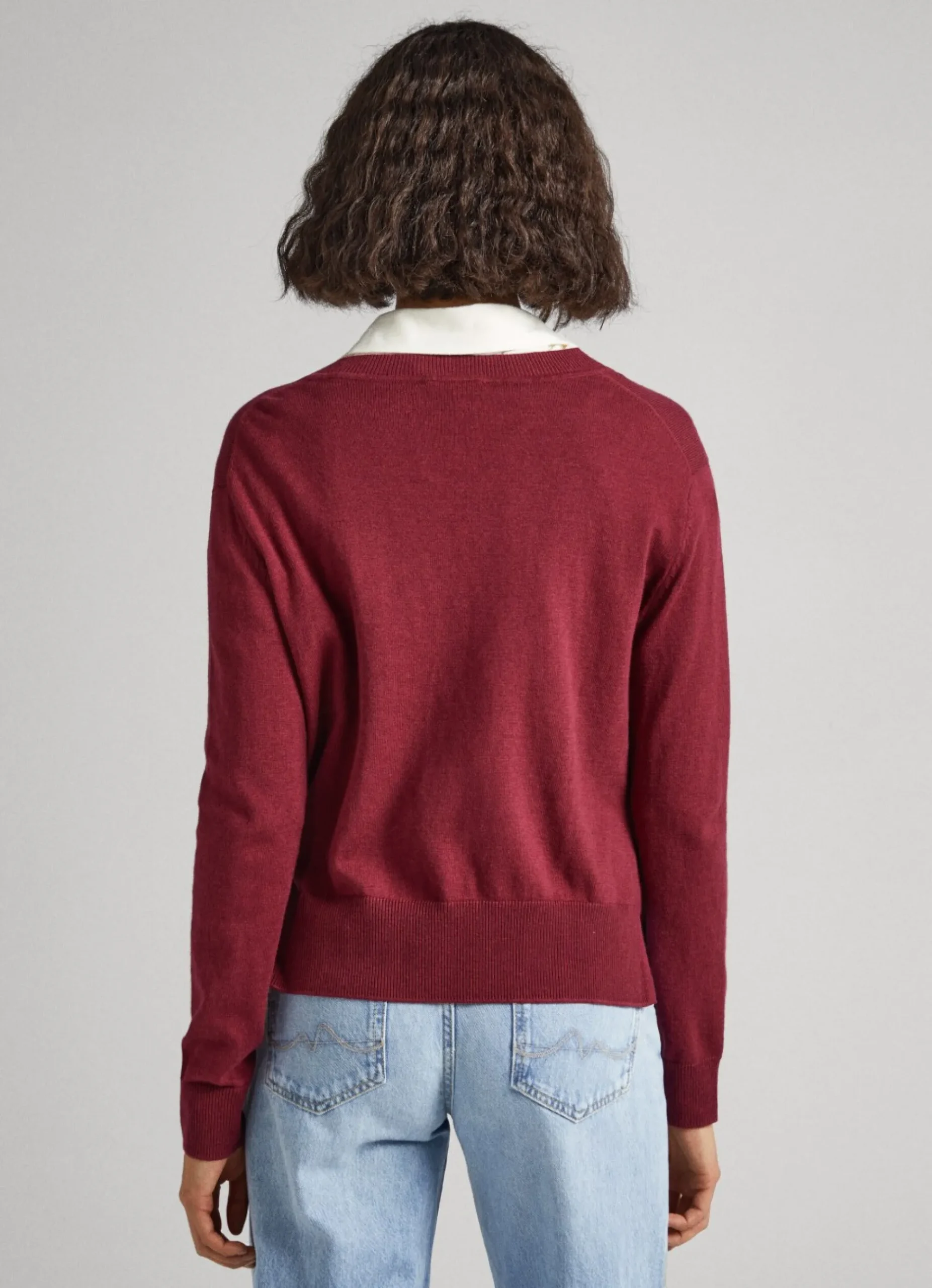 Mulher Pepe Jeans Malhas E Cardigans>Camisola Com Detalhes Abertos