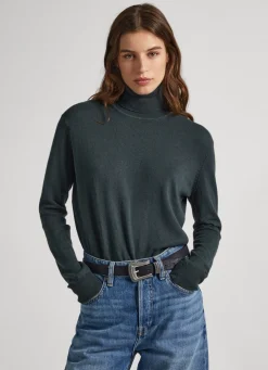 Mulher Pepe Jeans Malhas E Cardigans>Camisola Com Detalhes Abertos